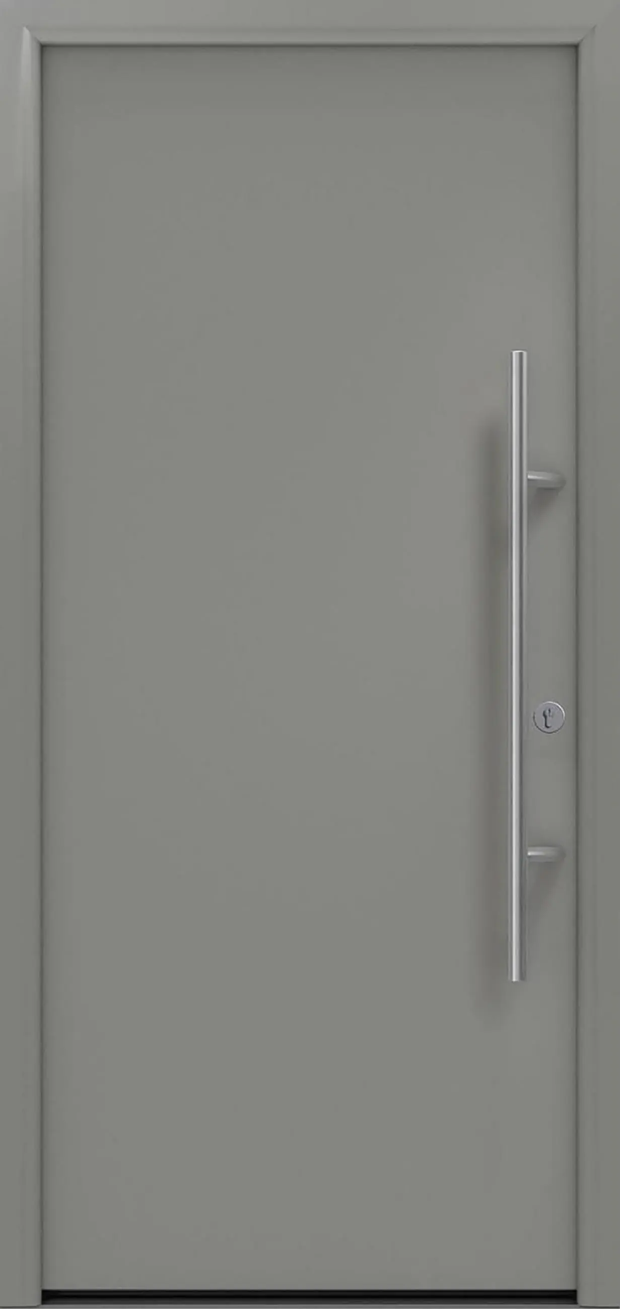 EcoStar Haustür ISOPRO Secur IPS 010 RC2 graualuminium 110 x 210 cm