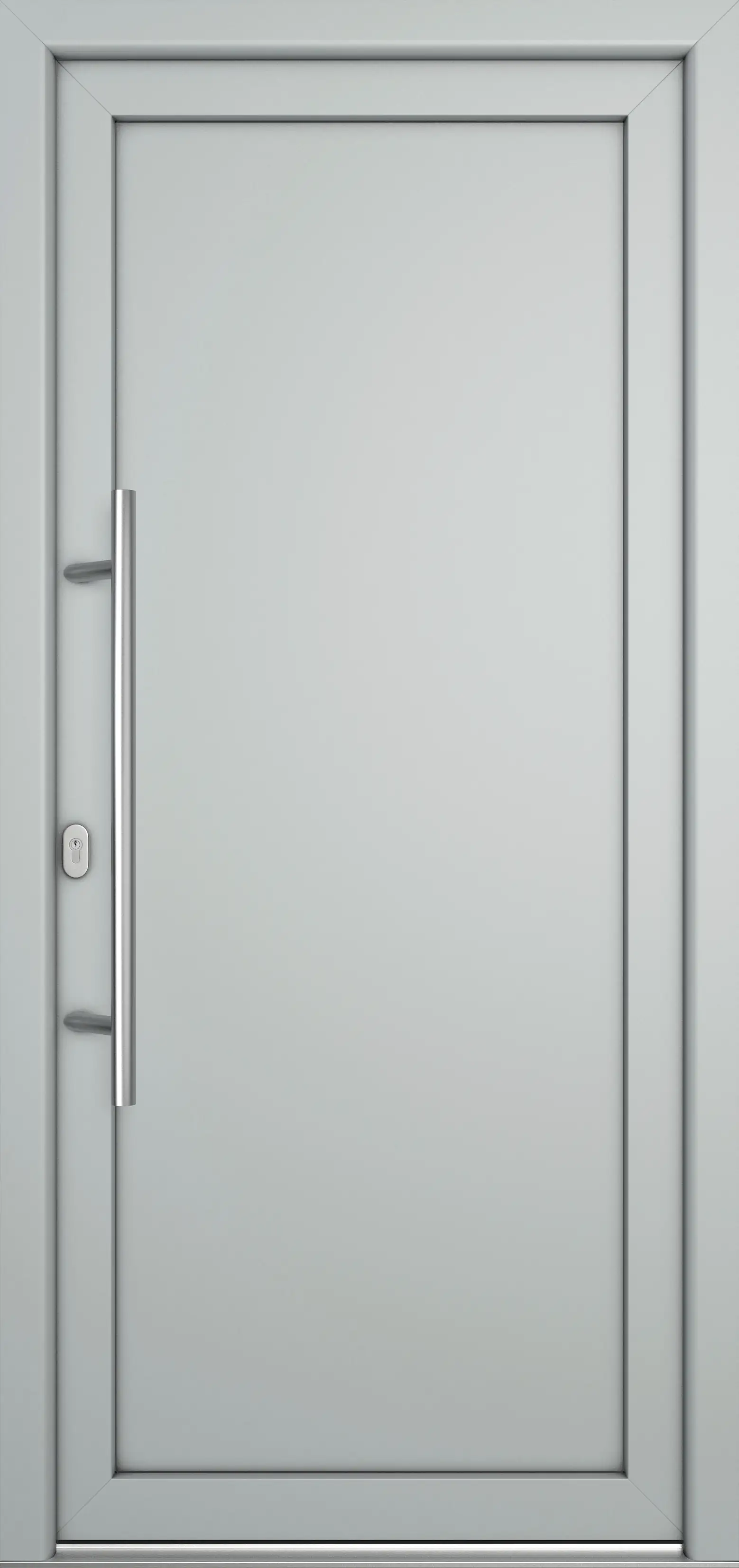 Meeth Haustür Signum Pro PVC Modell 01 88 x 208 cm DIN Links weiß