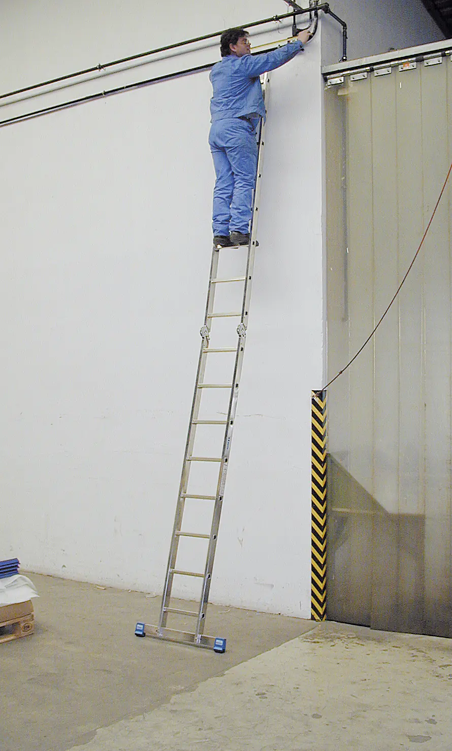 Krause Aluminium-Gelenk-Doppelleiter STABILO 5,48 m
