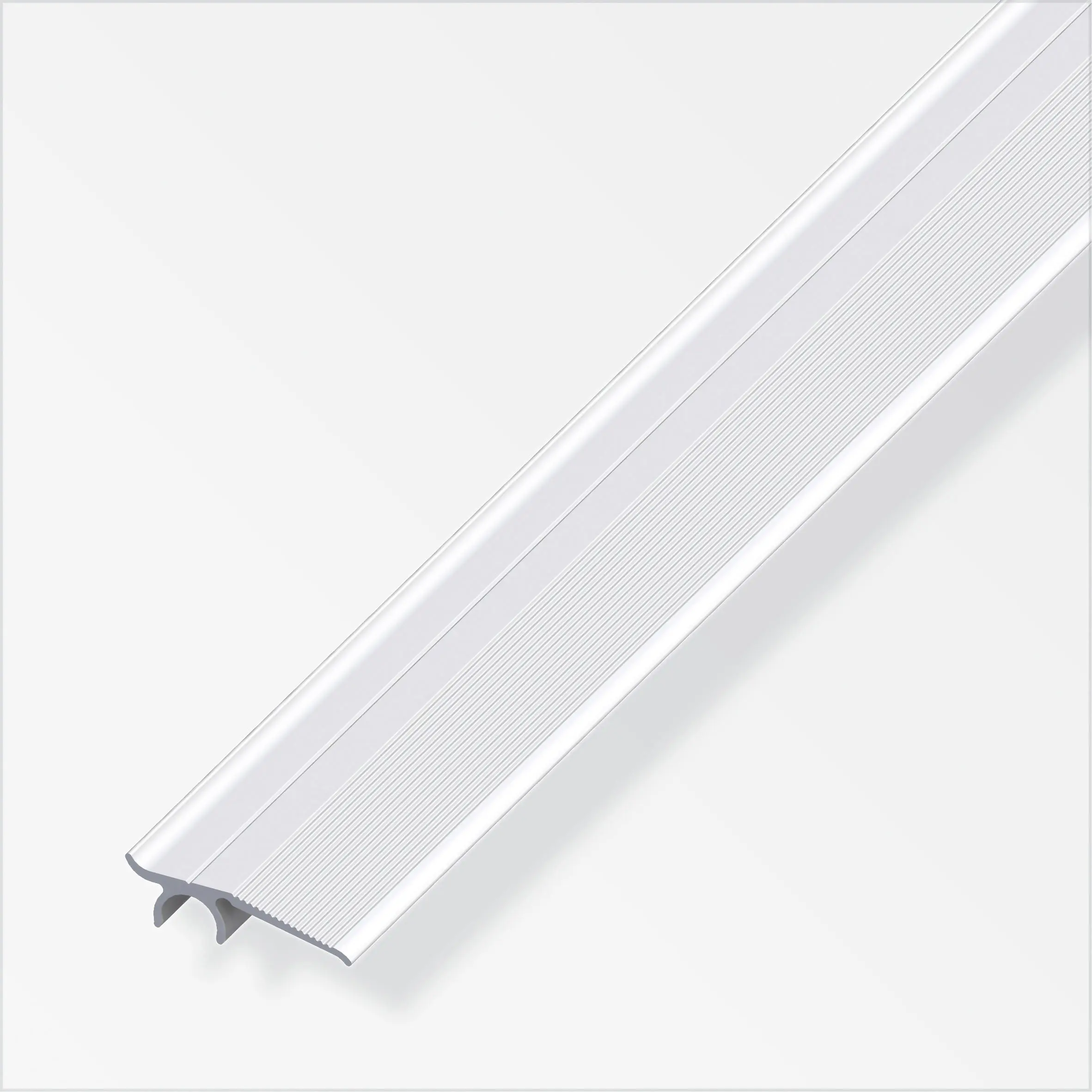 alfer Wandabschluss-Profil Aluminium eloxiert silber
