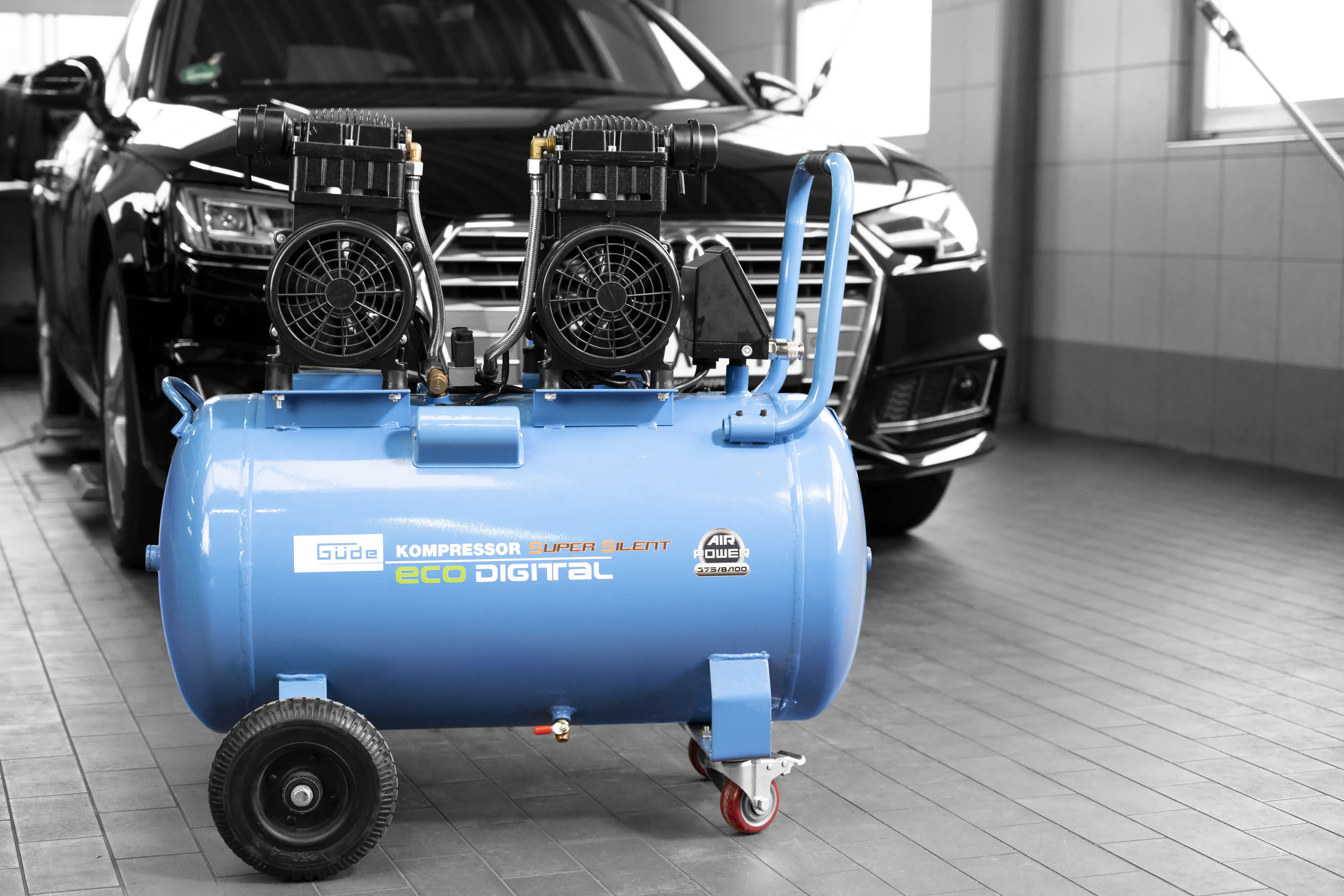 Güde Kompressor Airpower 375/8/100 ED-SILENT 8 bar 100 l 375 l/min 2,2 kW