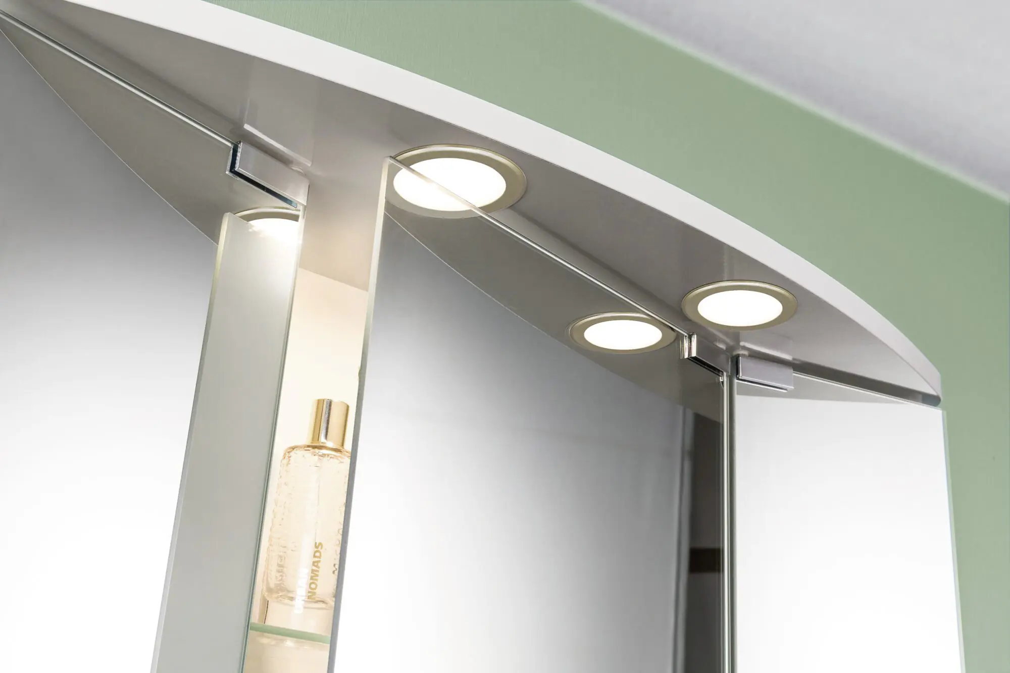 Paulmann LED Möbel-Einbauleuchte gold matt Ø 6,5 cm warmweiß 3er Set
