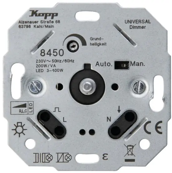 Kopp Universaldimmer LED 3-170 W 845000186
