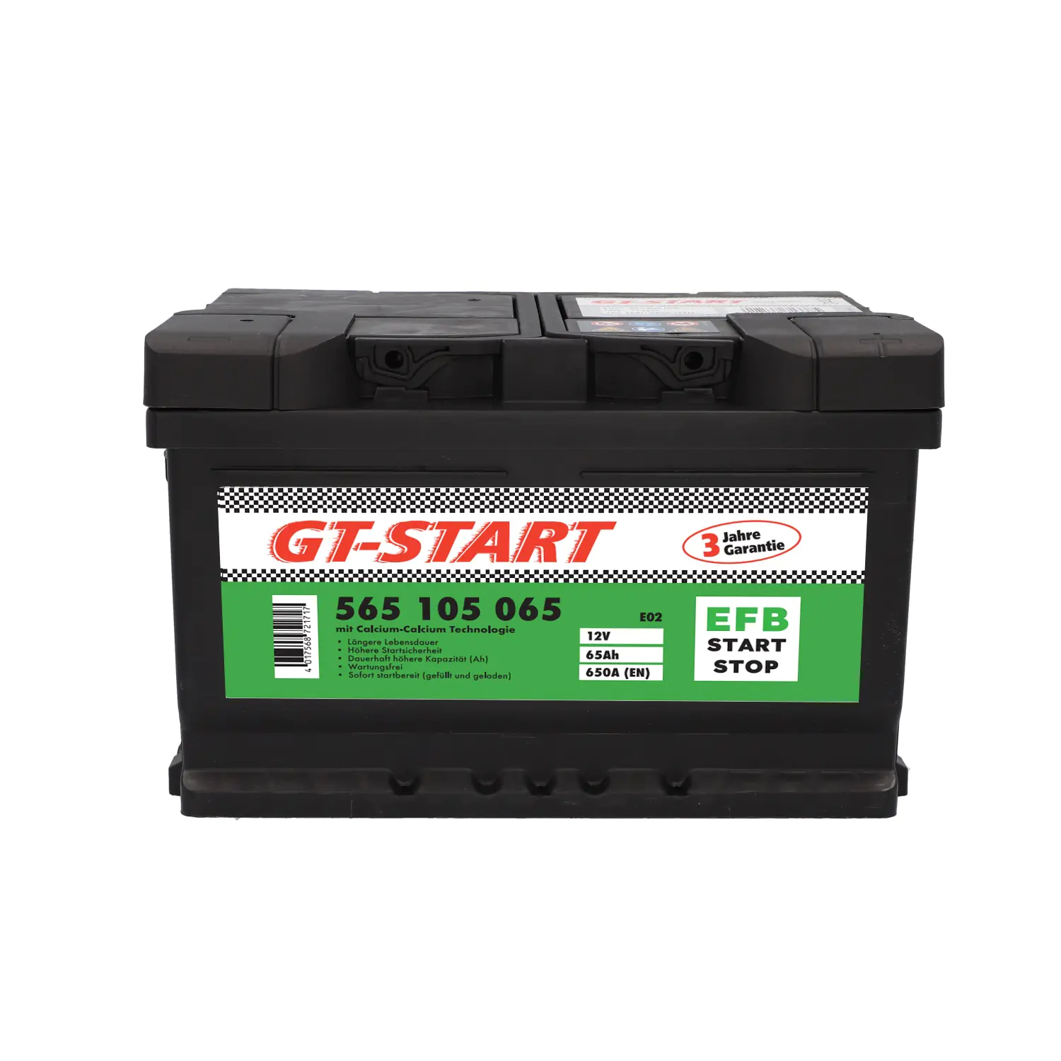 GT-Start Starterbatterie EFB 65Ah 650A 565 105 065