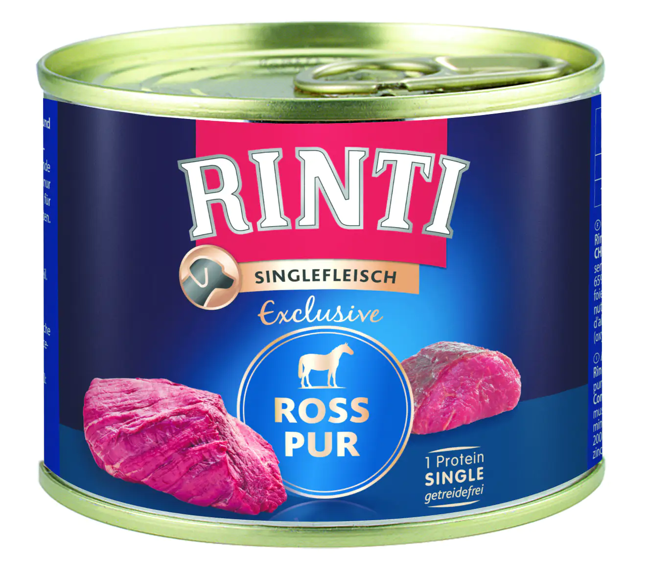 Rinti Singlefleisch Exclusive Hundenassfutter Adult getreidefrei 185 g Ross