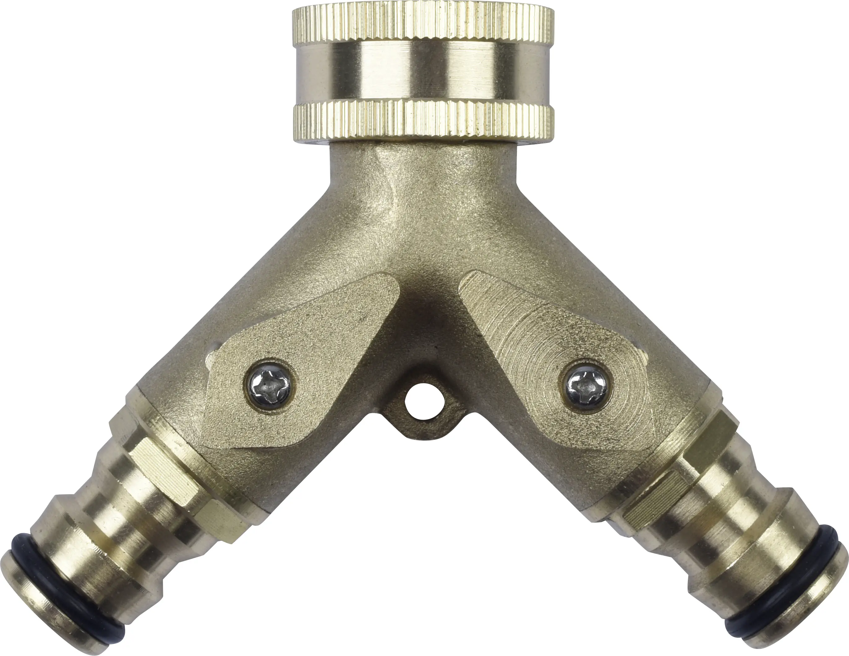 Meister Cornat Y-Verteilerstück mit 2 Kugelhähnen IG 3/4"