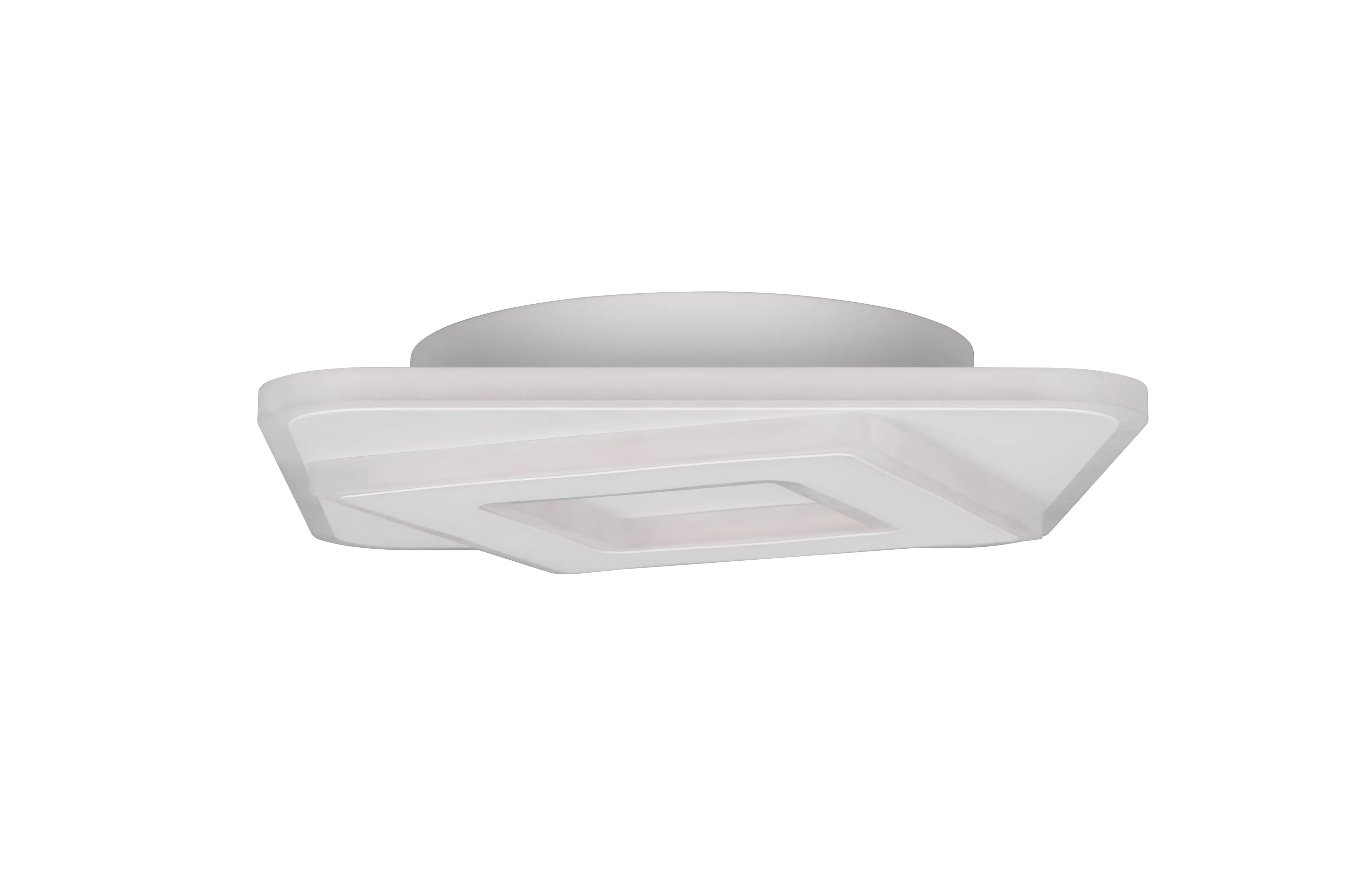 Trio LED-Deckenleuchte Emilio 30x30 cm weiß matt Color Switch 