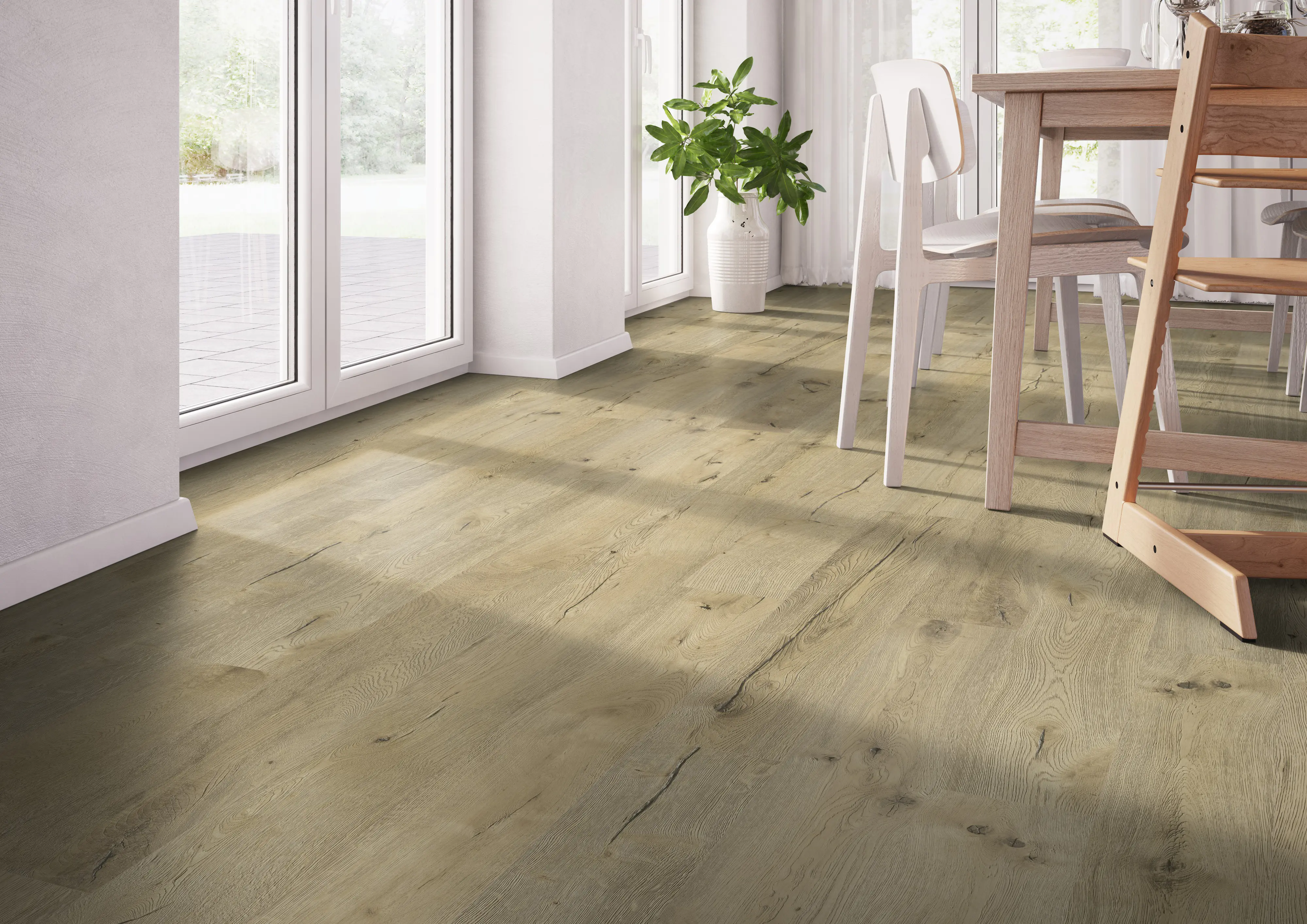 Classen Vinylboden Risseiche natur Landhausdiele