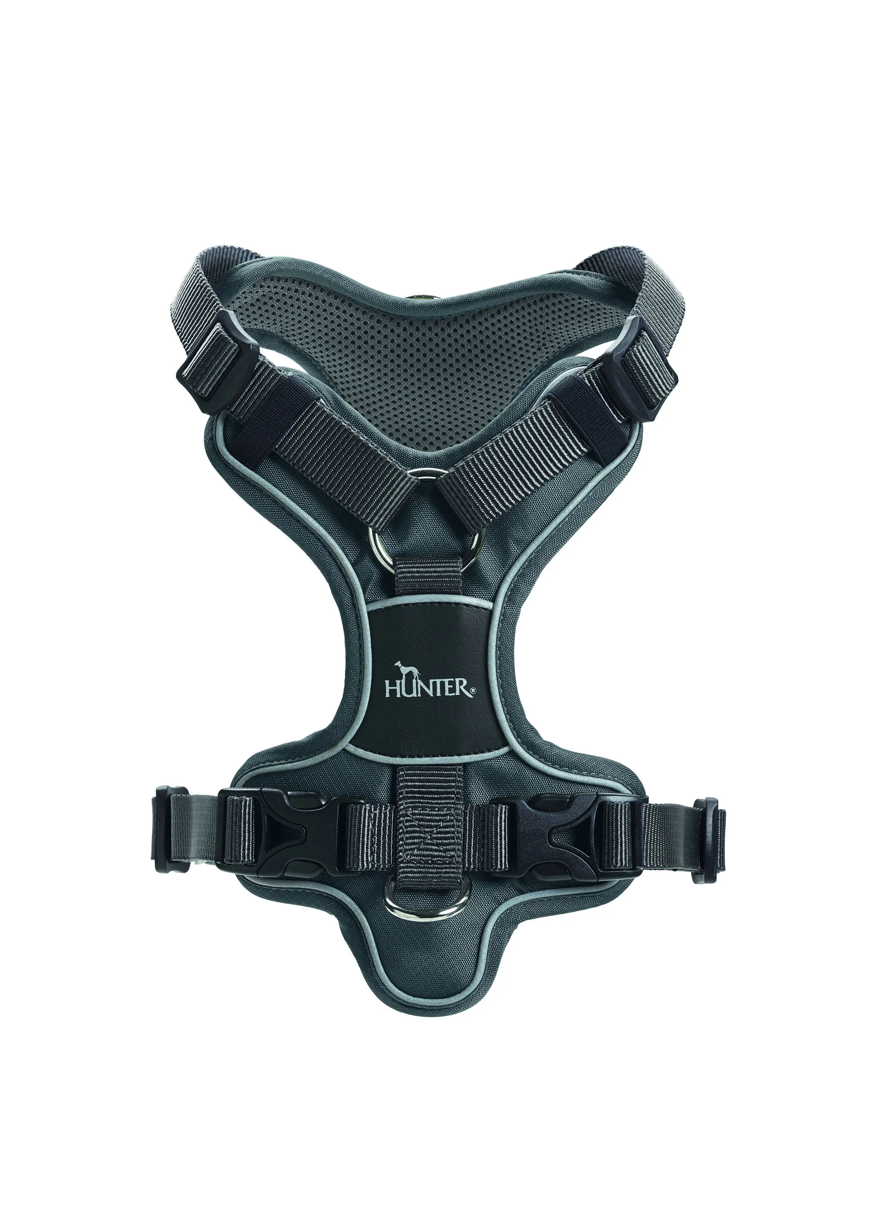 Hunter Hundegeschirr Divo L grau/grau