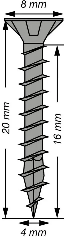 Spax Universalschrauben 4 x 20 mm T20 Vollgewinde - 25 Stk. 