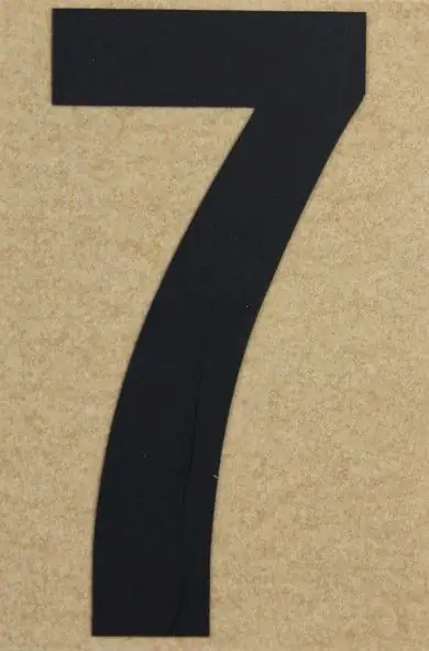 Conacord Klebezahl "7" 55 x 50 mm