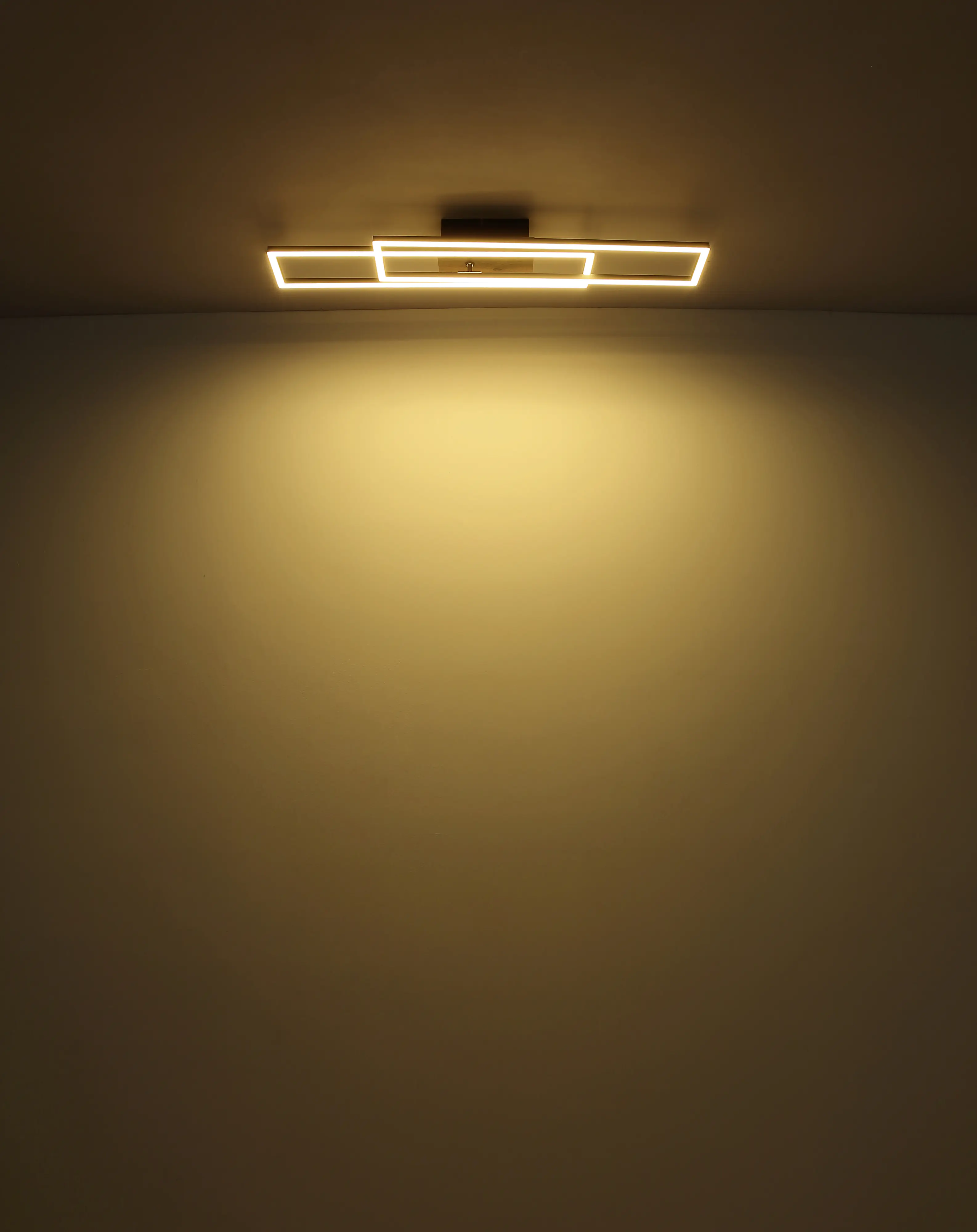 Globo LED Deckenleuchte Dakari schwarz 80 x 60 cm