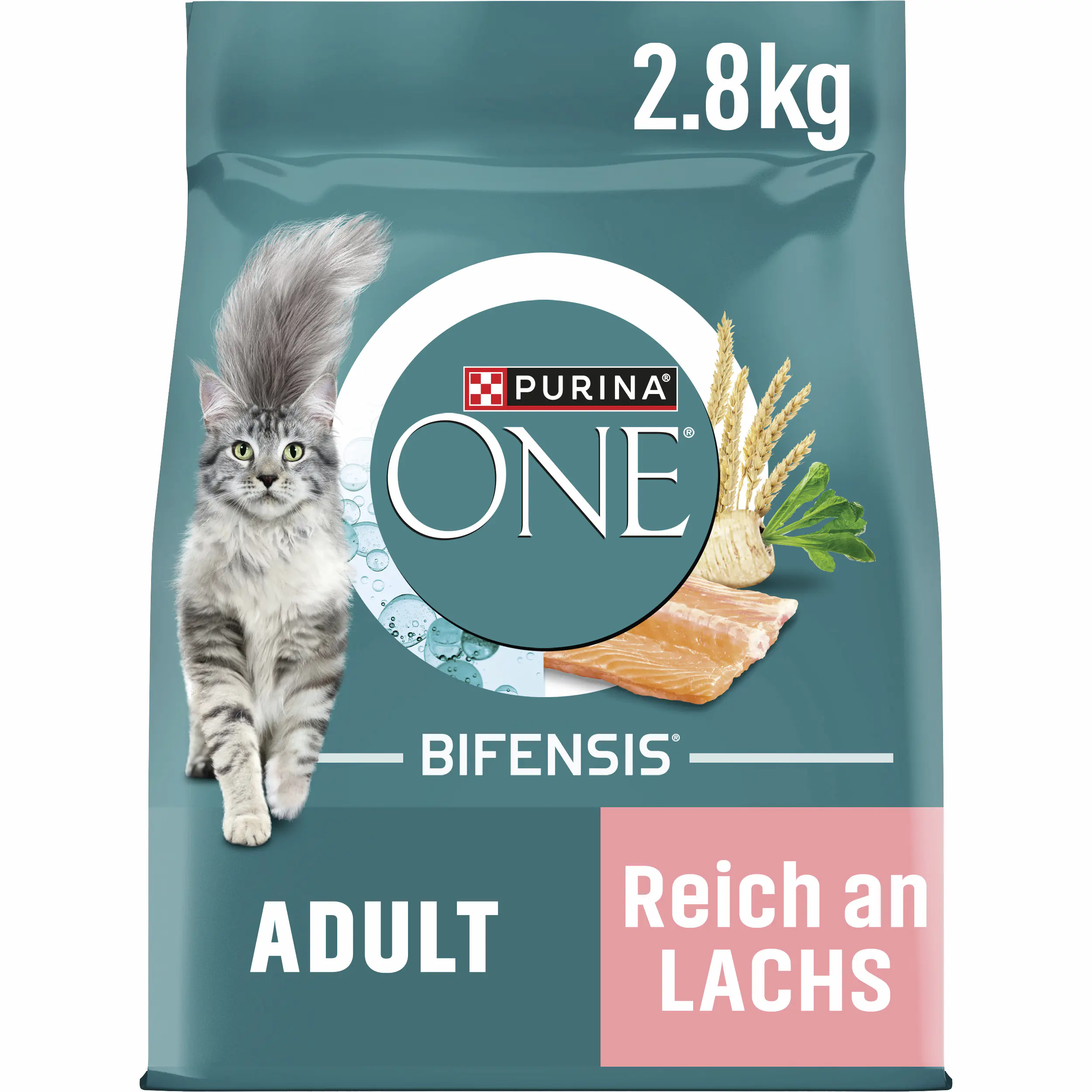 Purina One Katzenfutter Adult reich an Lachs 2,8 kg