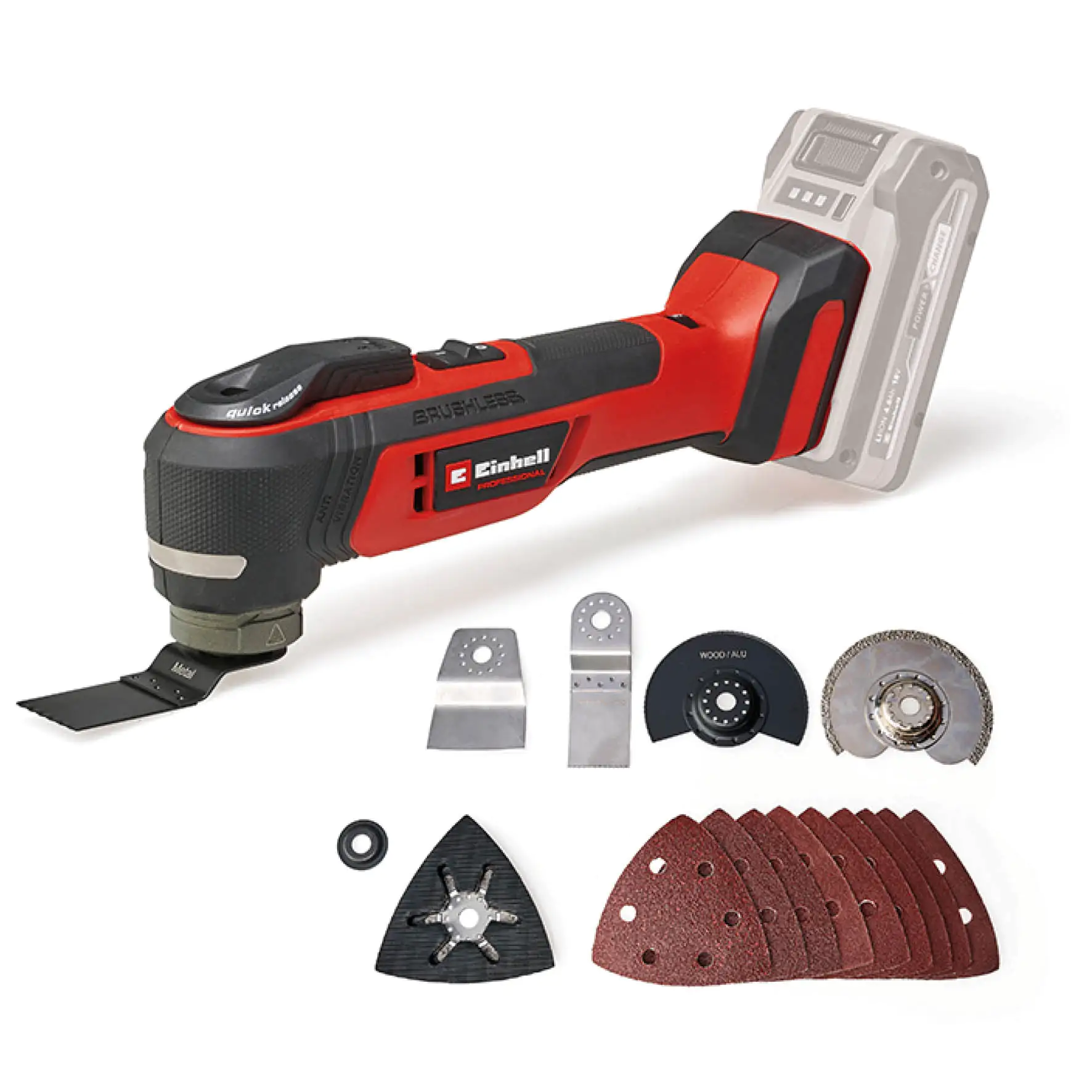 Einhell Professional Akku-Multifunktionswerkzeug TP-MG 18 Li BL Solo 18 V