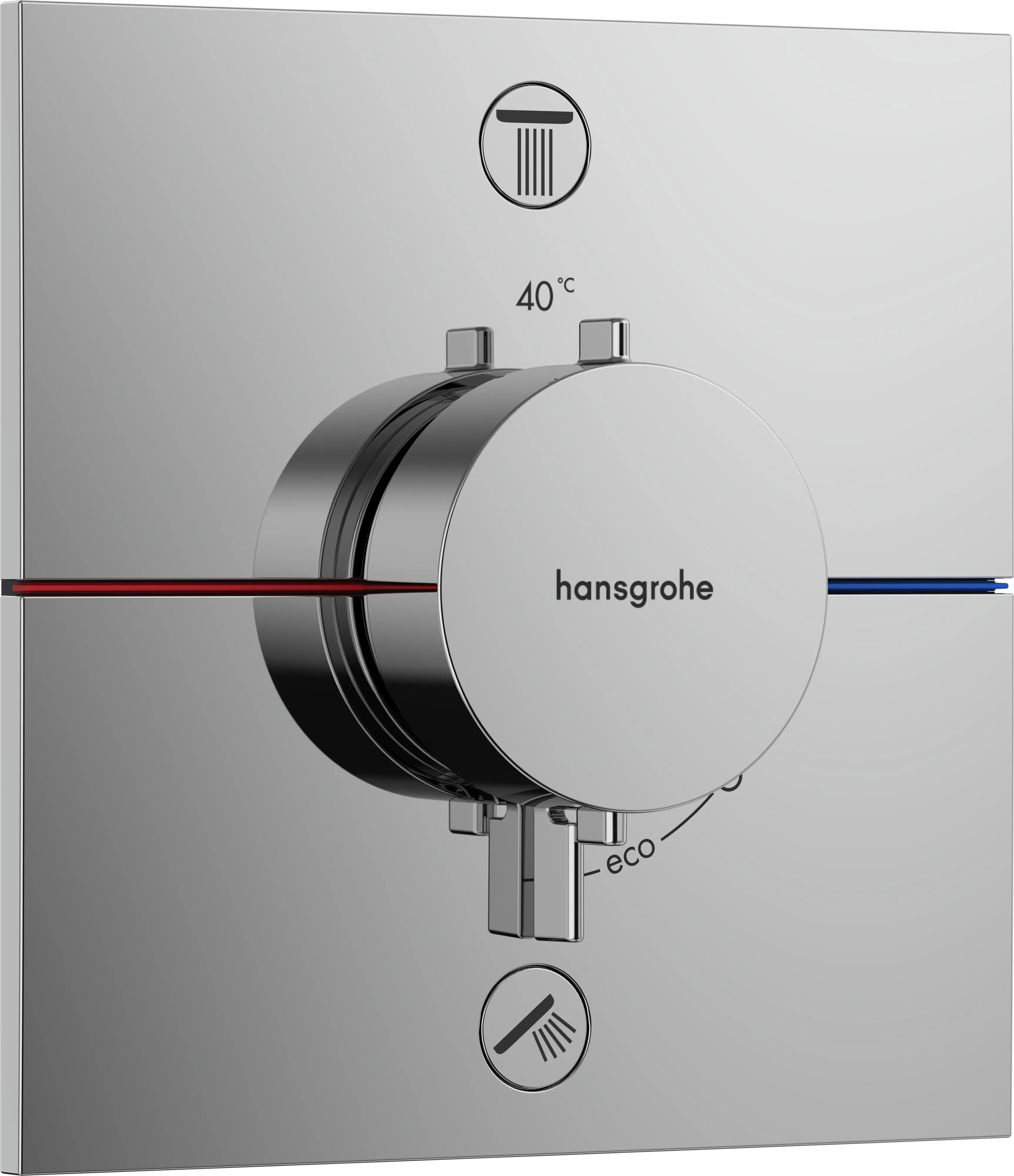 Hansgrohe Duschamatur ShowerSelect Comfort E Unterputz für 2 Verbraucher