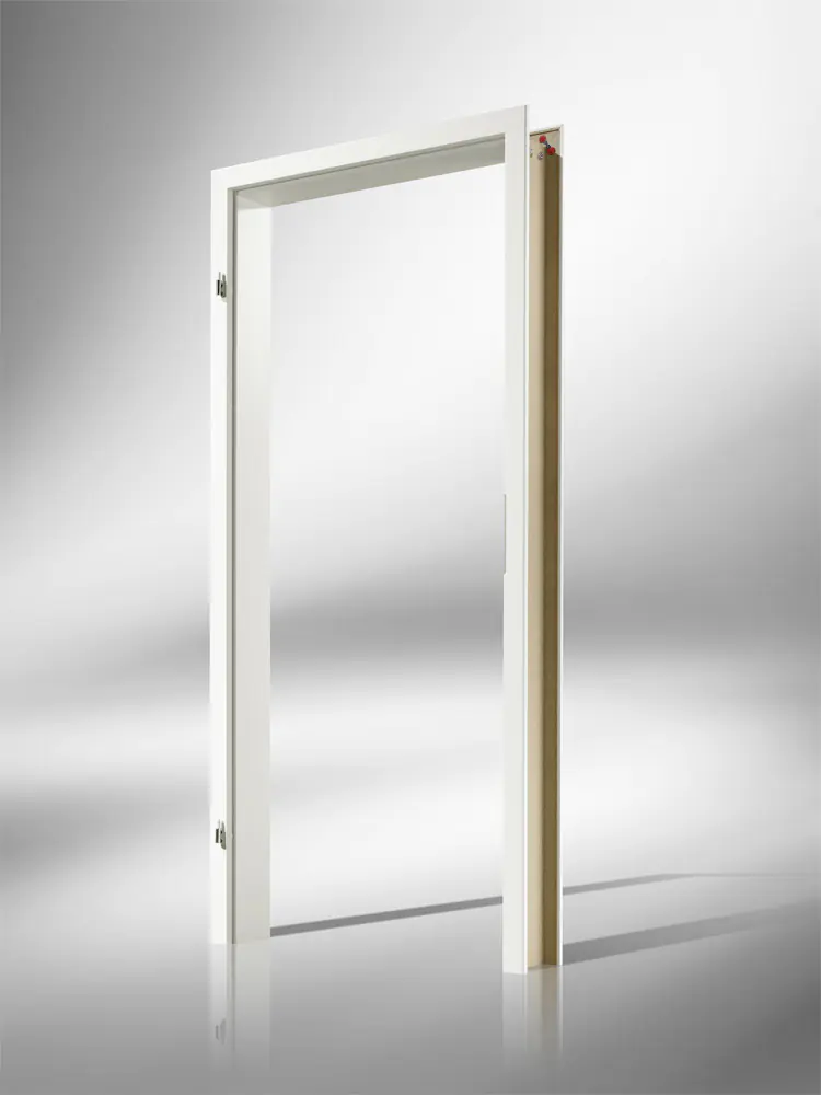Borne Zarge Dekor weiß 86 cm DIN links