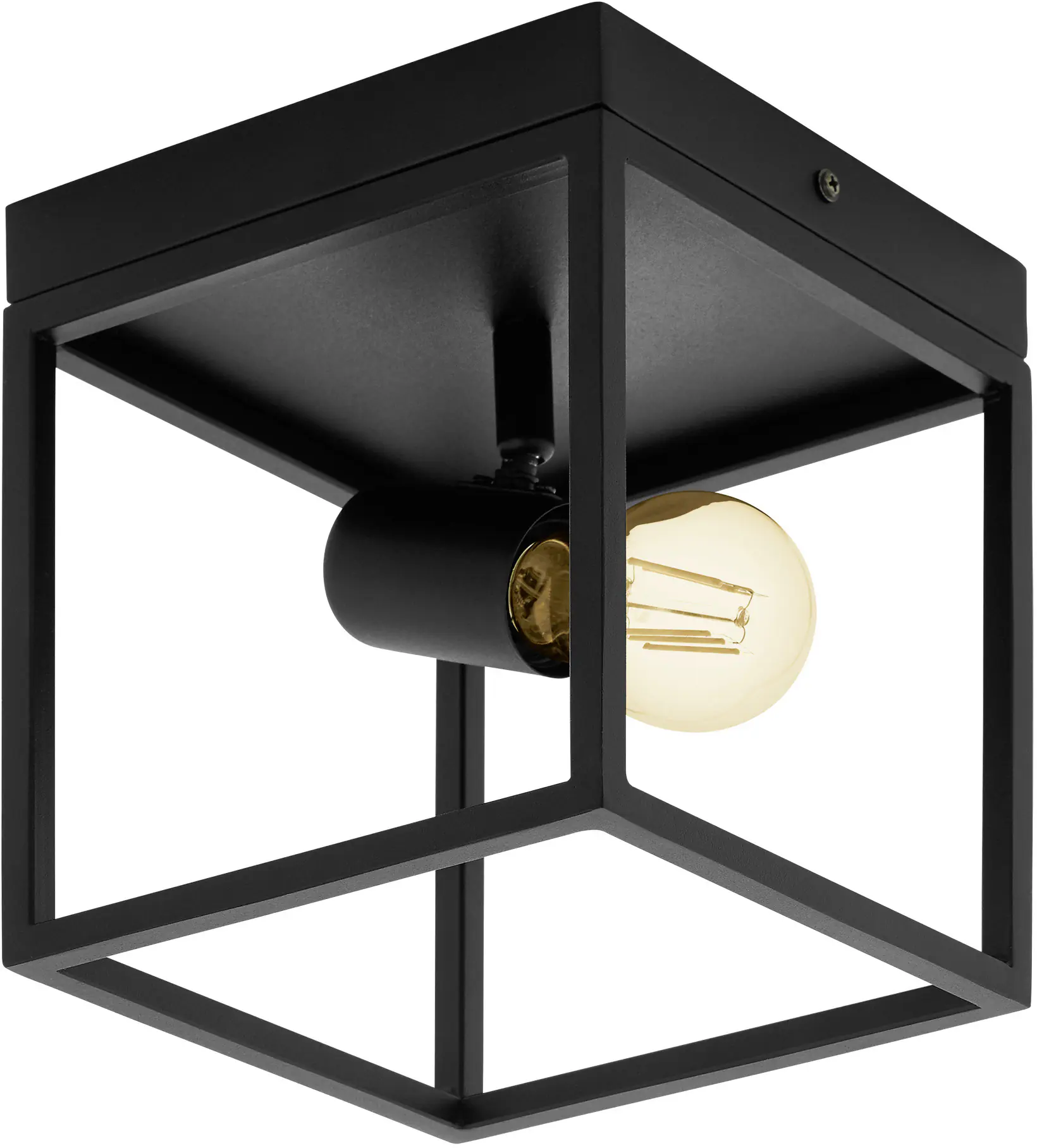 Eglo Deckenleuchte Silentina schwarz 20,5 x 18 cm E27