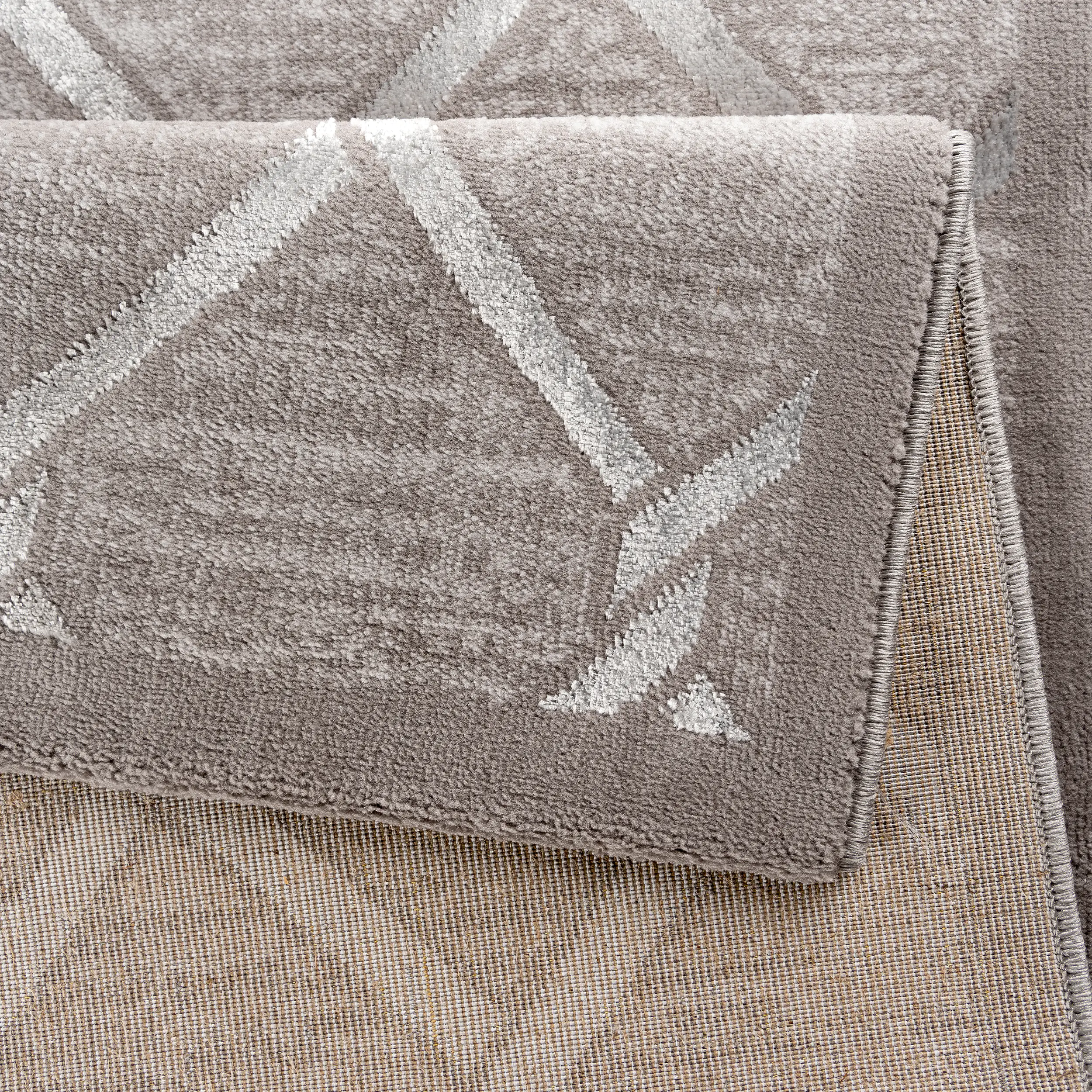 Teppich Lara 700 grau, 160 x 230 cm