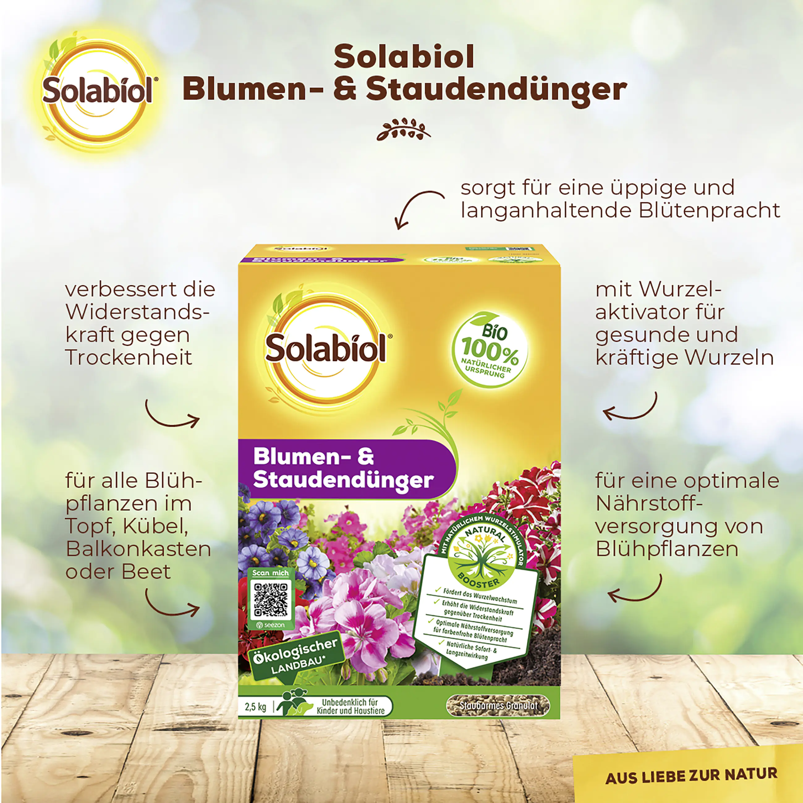 Solabiol Blumen- & Staudendünger 2,5 kg