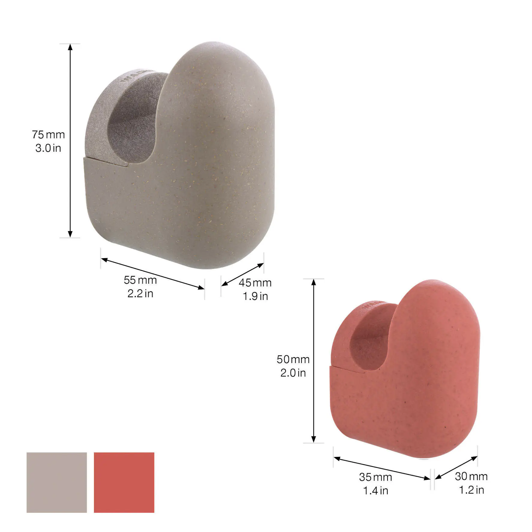 Wagner Wandhaken-Set hooks4home Pill Tragkraft bis 2 kg 4 Stück