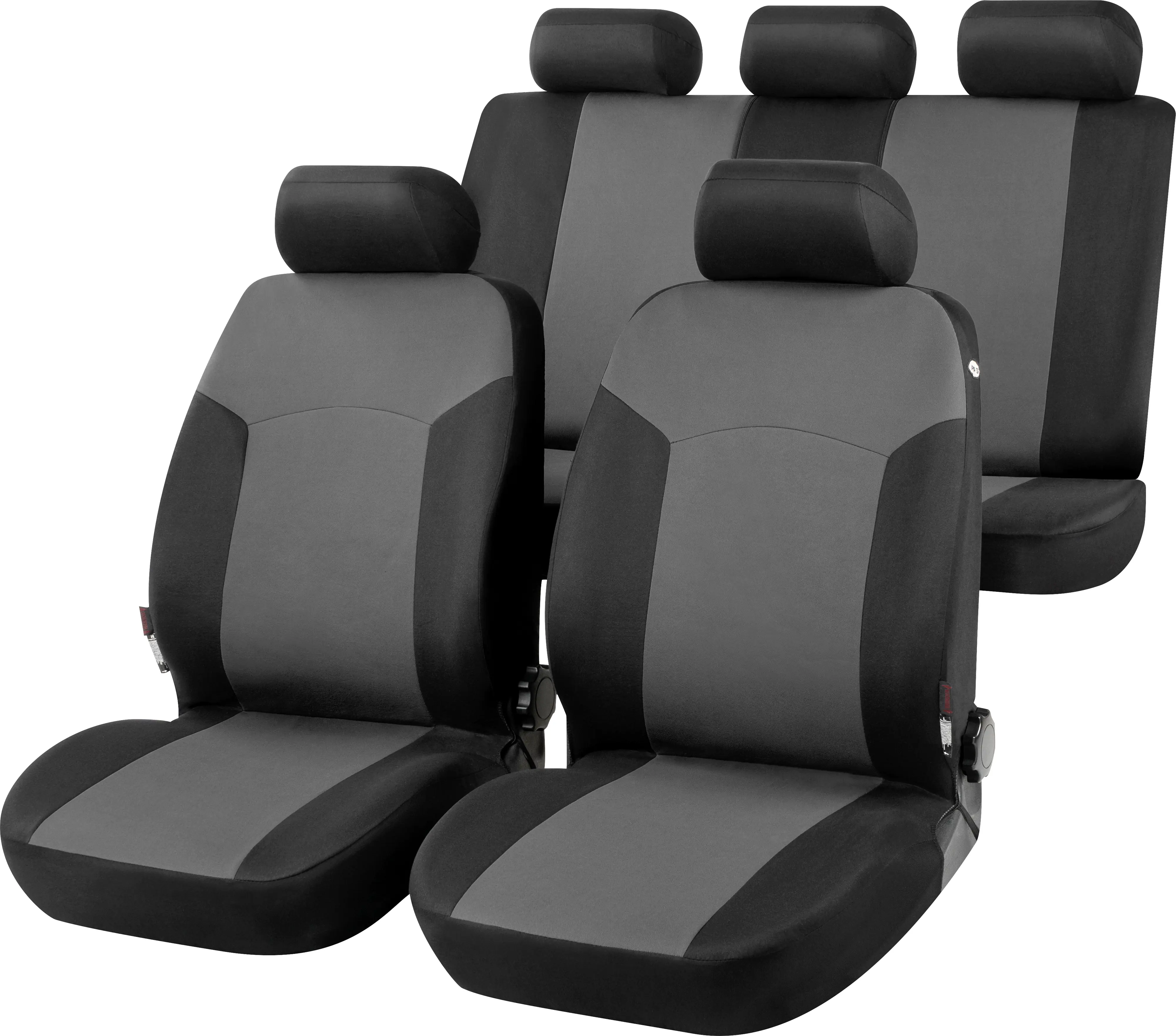 Walser Autositzbezug Portland Komplett-Set grau