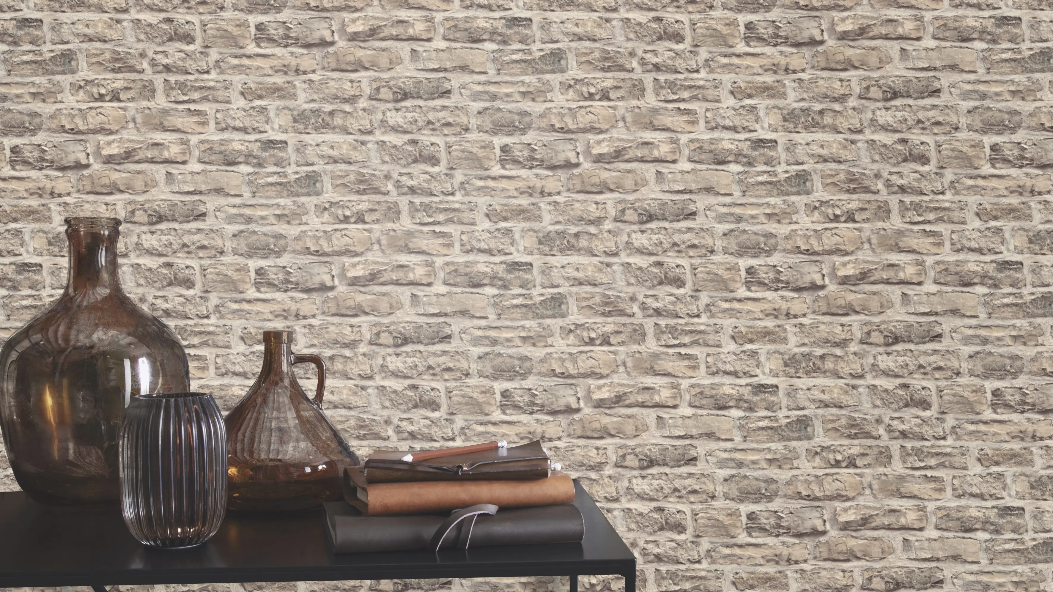 Rasch Vliestapete Factory VI Stein beige grau 10,05 x 0,53 m