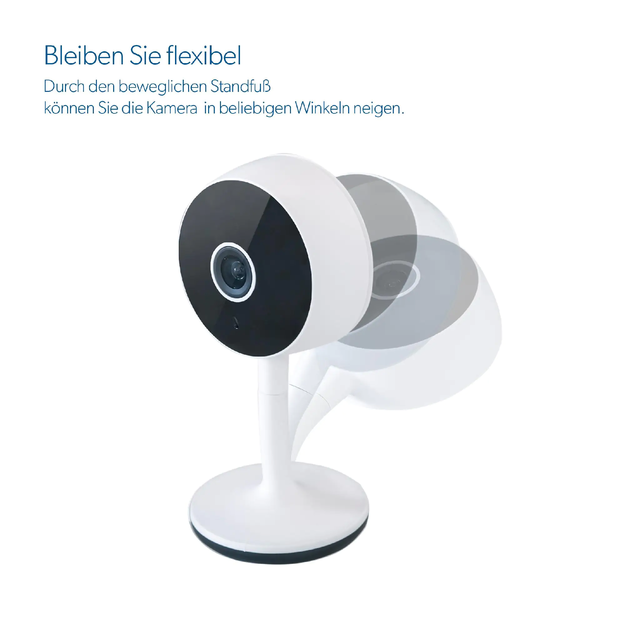 WIFI Kamera mit Bewegungssensor Indoor weiß