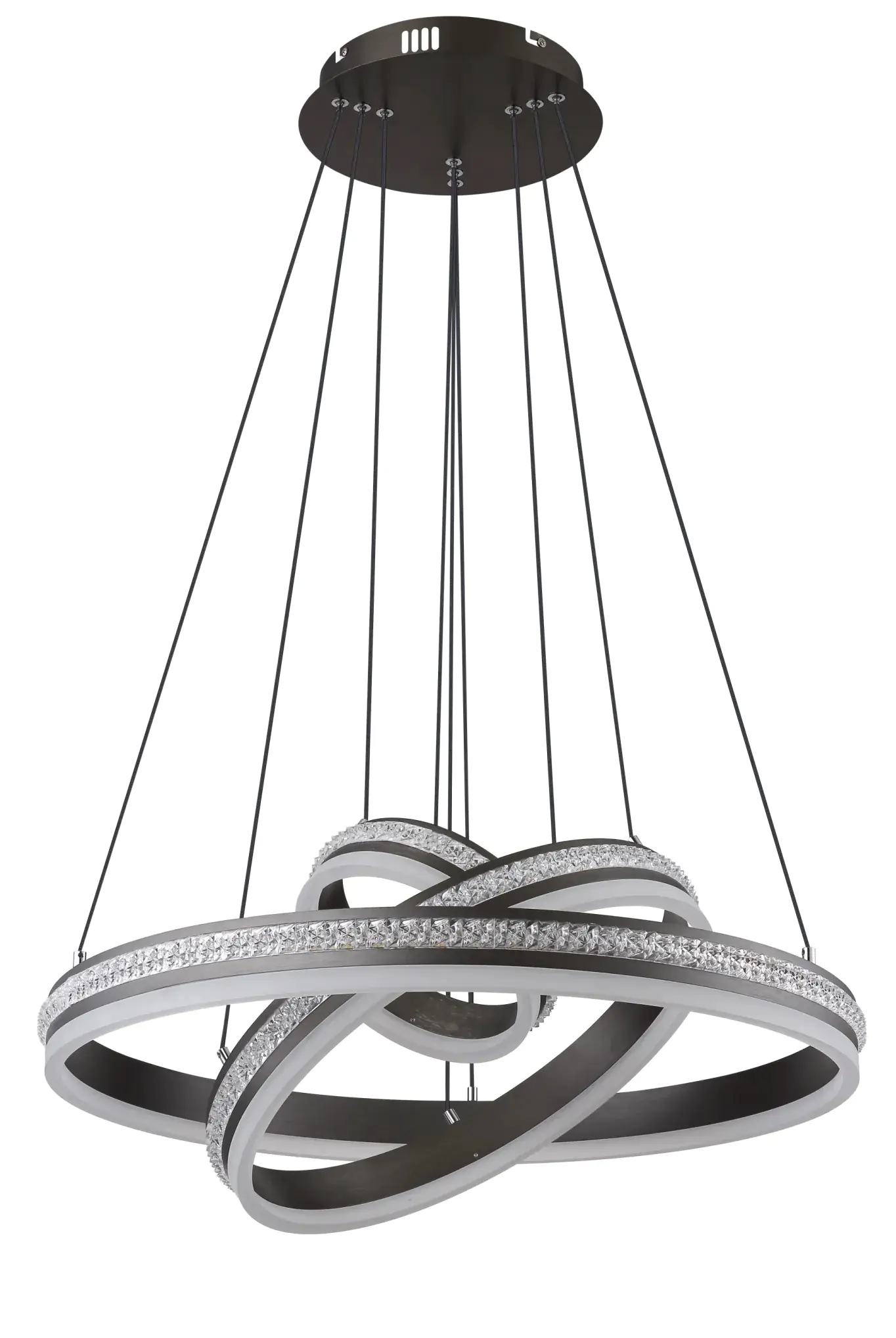 Globo LED Hängeleuchte Grouni 3 Ringe