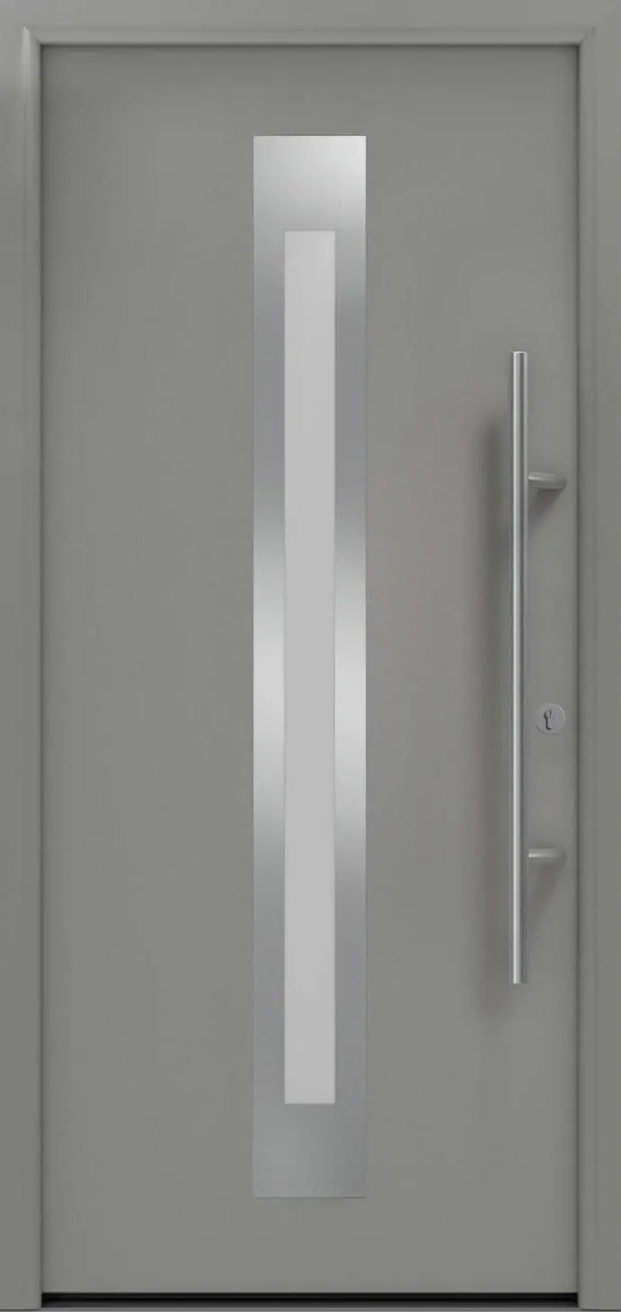 EcoStar Haustür ISOPRO Secur IPS 770S RC2 graualuminium 110 x 210 cm