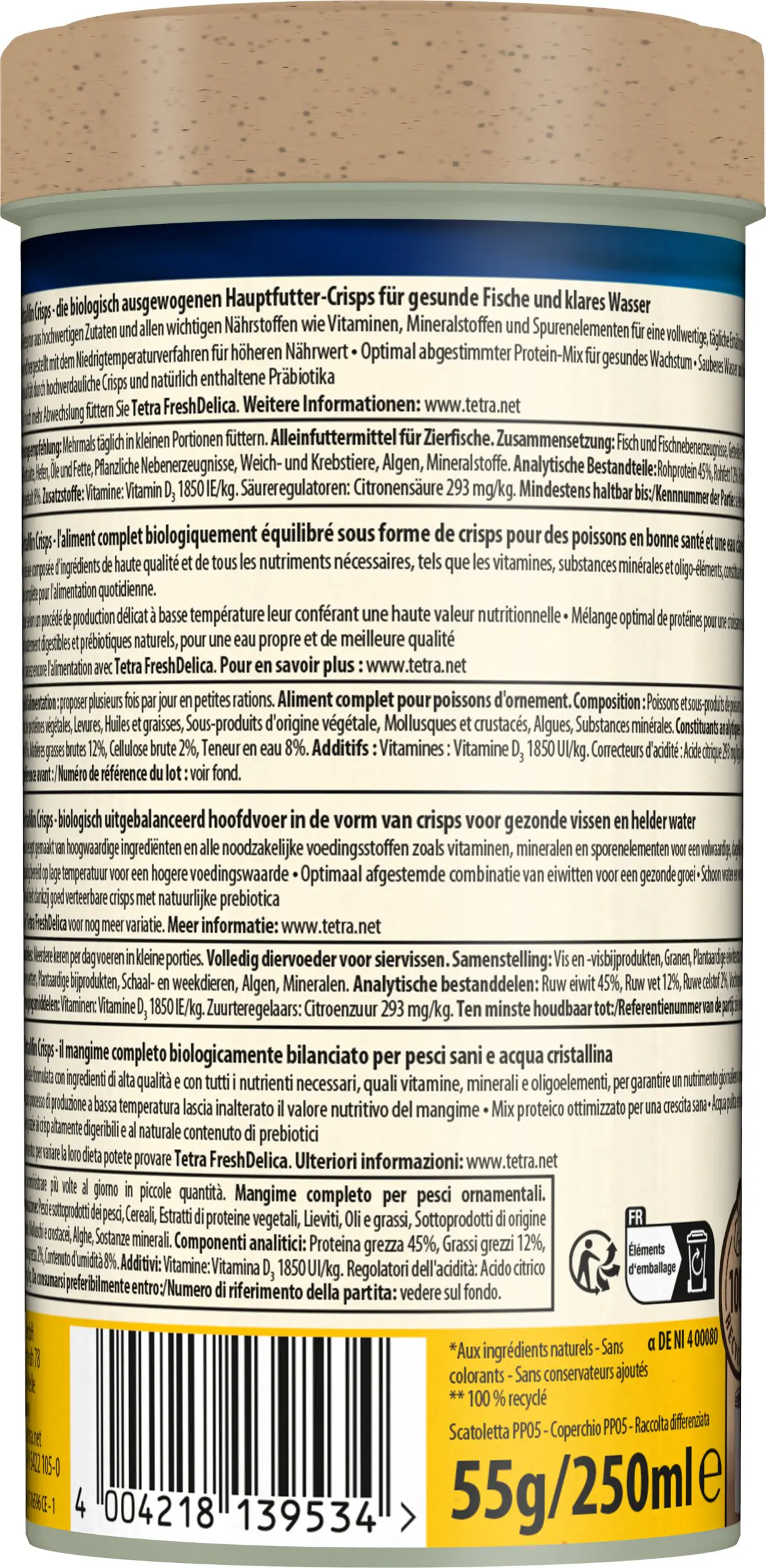 Tetra Min Pro Crisps 250 ml
