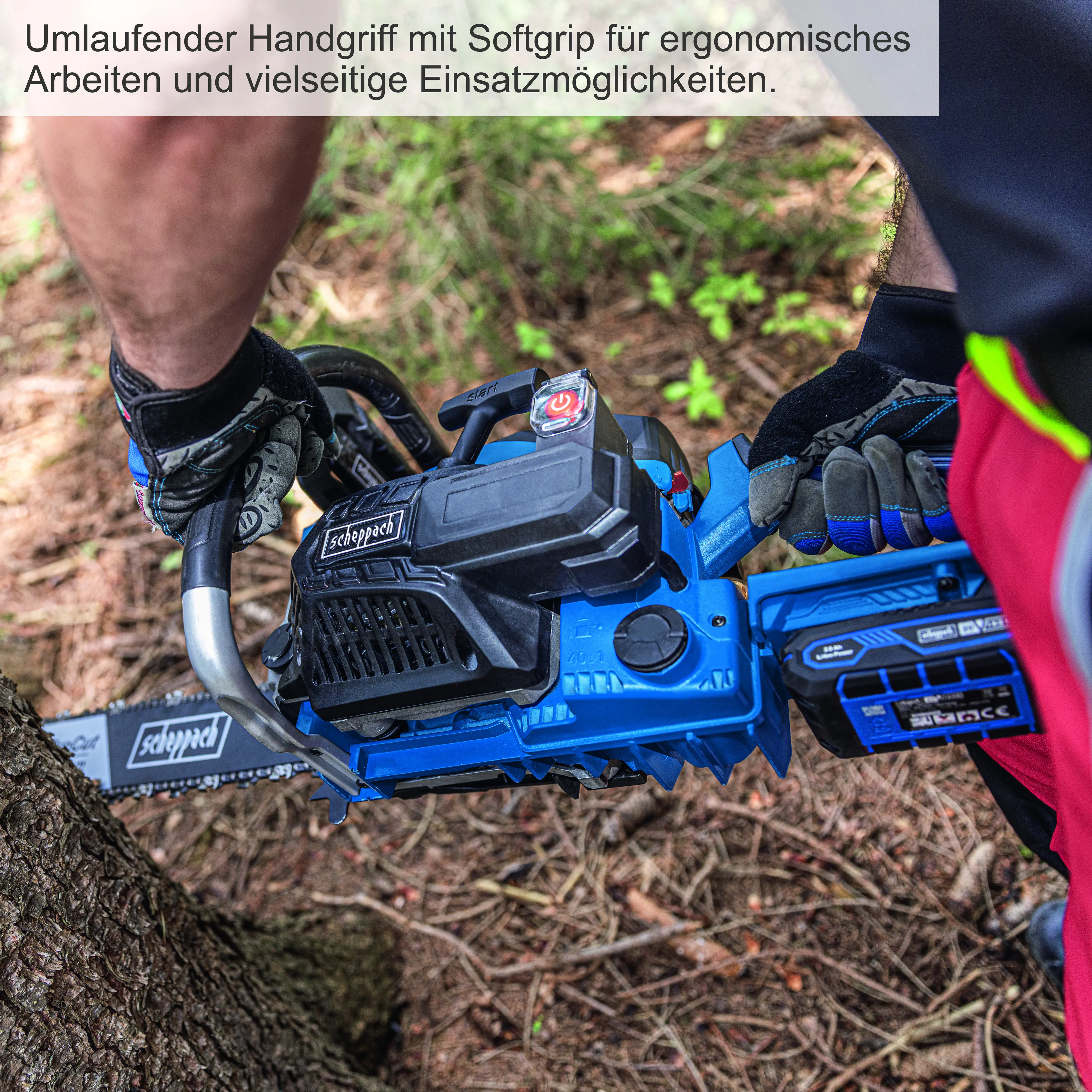 Scheppach Benzin-Kettensäge PCS56E 2,3 kW 51 cm Schwertlänge