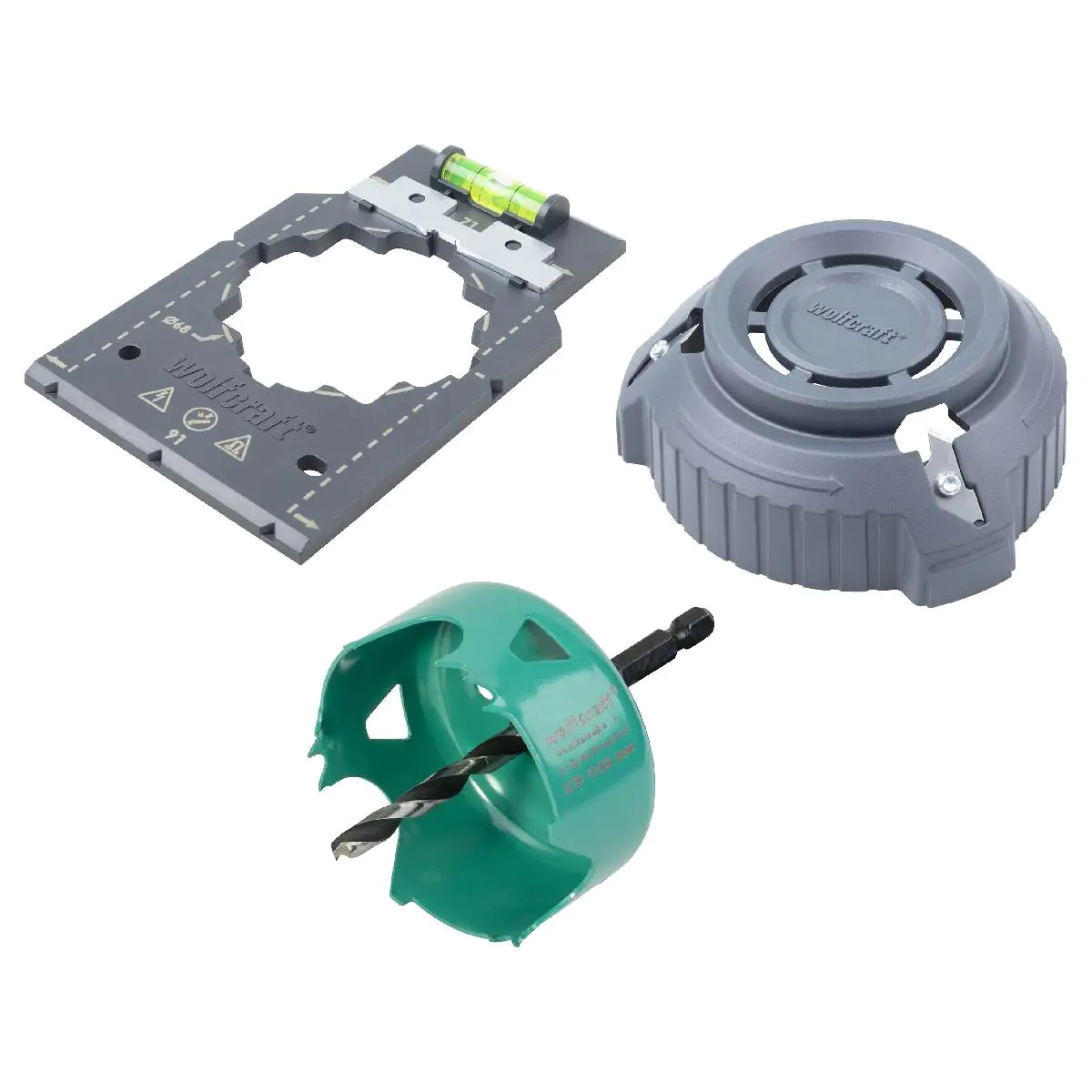 Wolfcraft Steckdosen-Installationsset Geling-Set