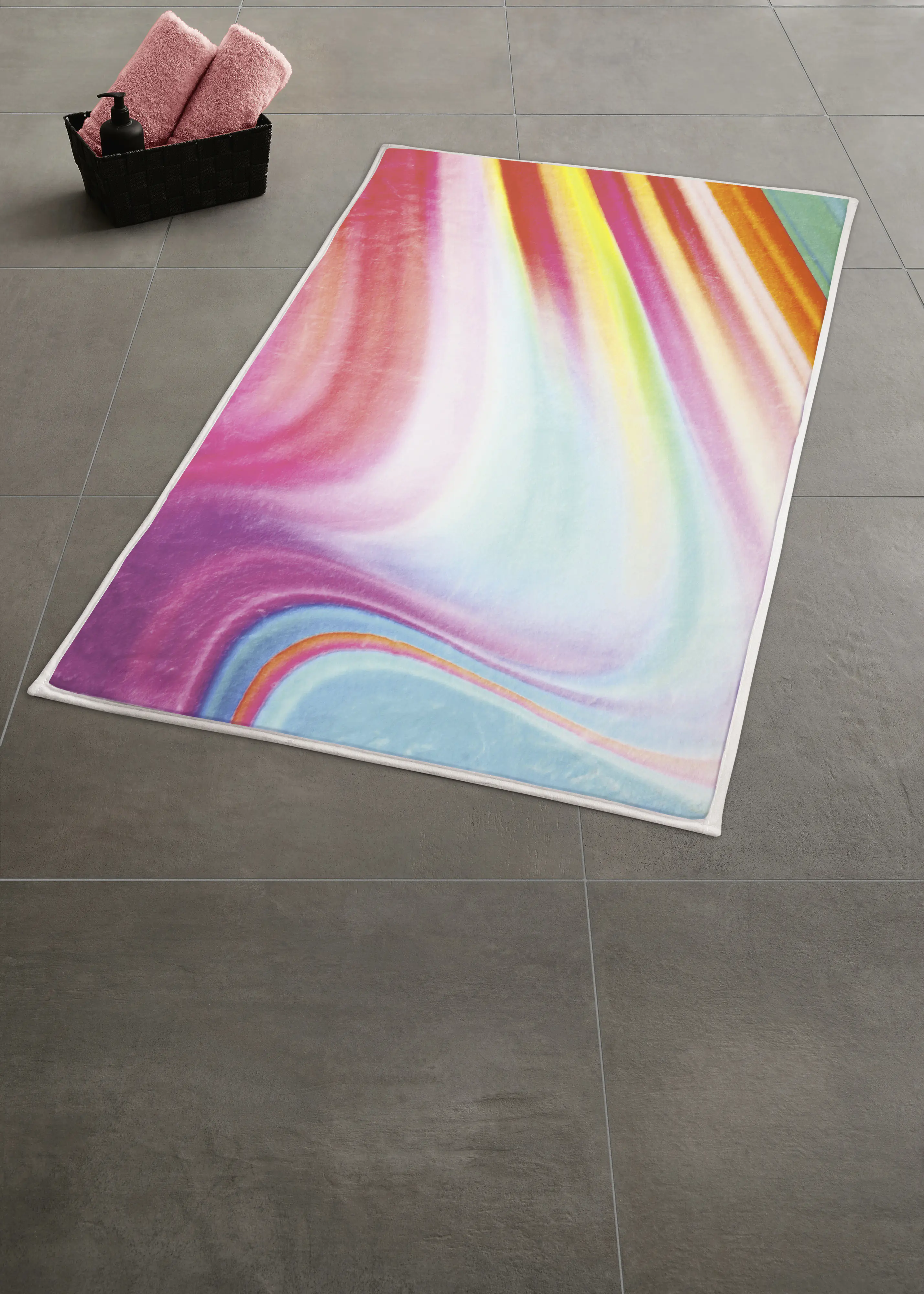 Kleine Wolke Badteppich Vibes multicolor 50 x 80 cm