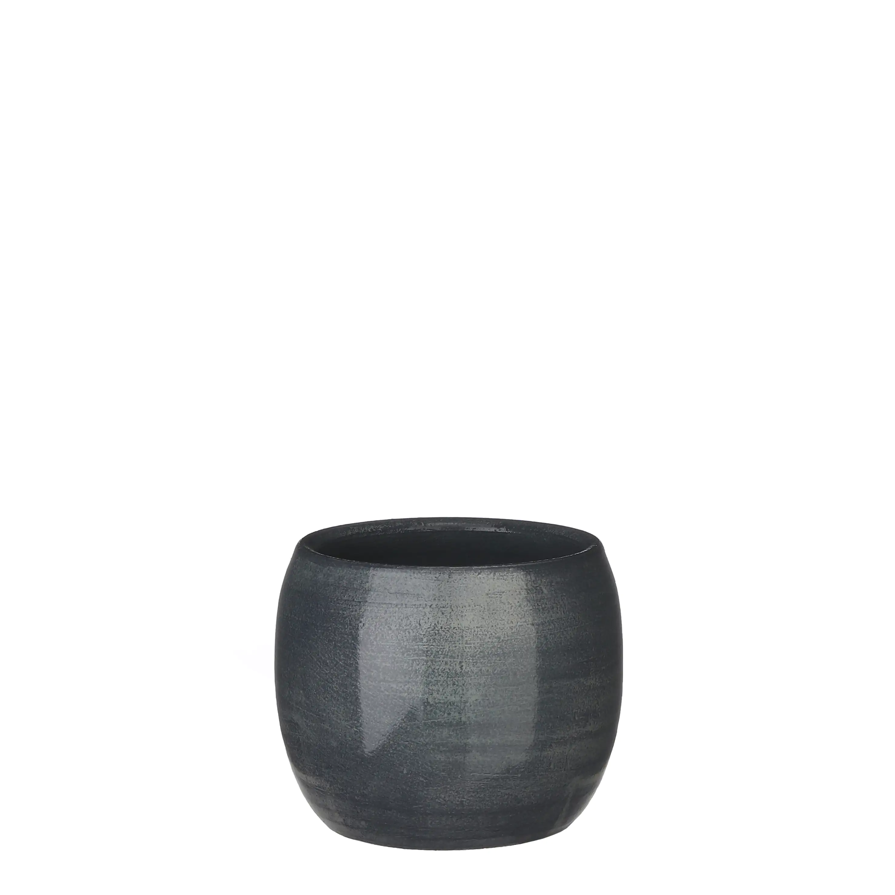 Mica Blumentopf Lester Ø 12 x 14 cm blau
