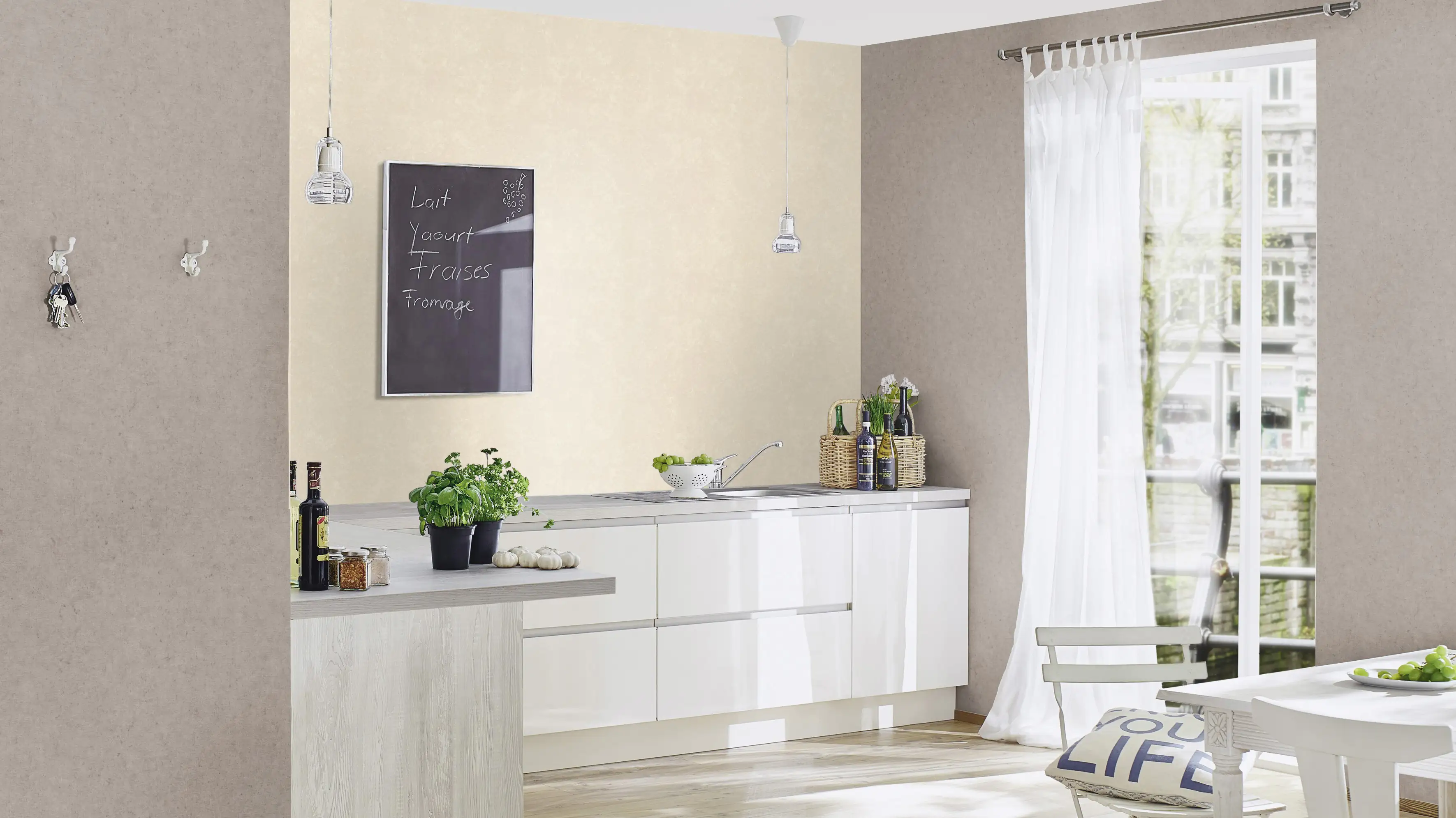 Rasch Vliestapete 520873 Braun-Taupe dunkel Uni 10,05 m x 0,53 m