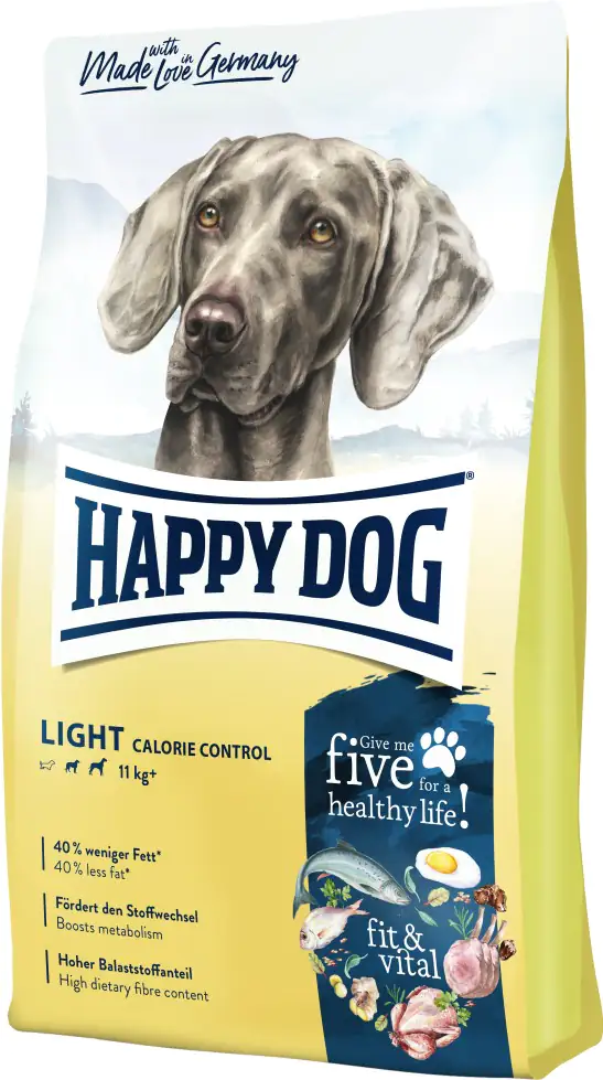 Happy Dog Fit & Vital Hundetrockenfutter Senior 1 kg Geflügel & Lamm