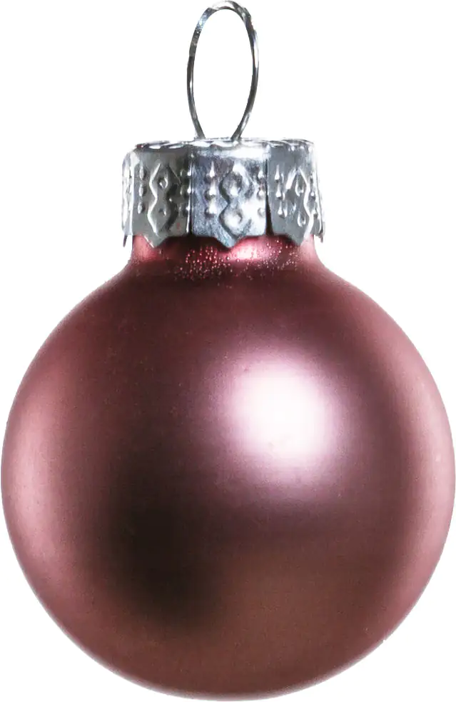 TrendLine Mini-Christbaumkugeln aus Glas Ø 2,5 cm gold-rose 100 Stück