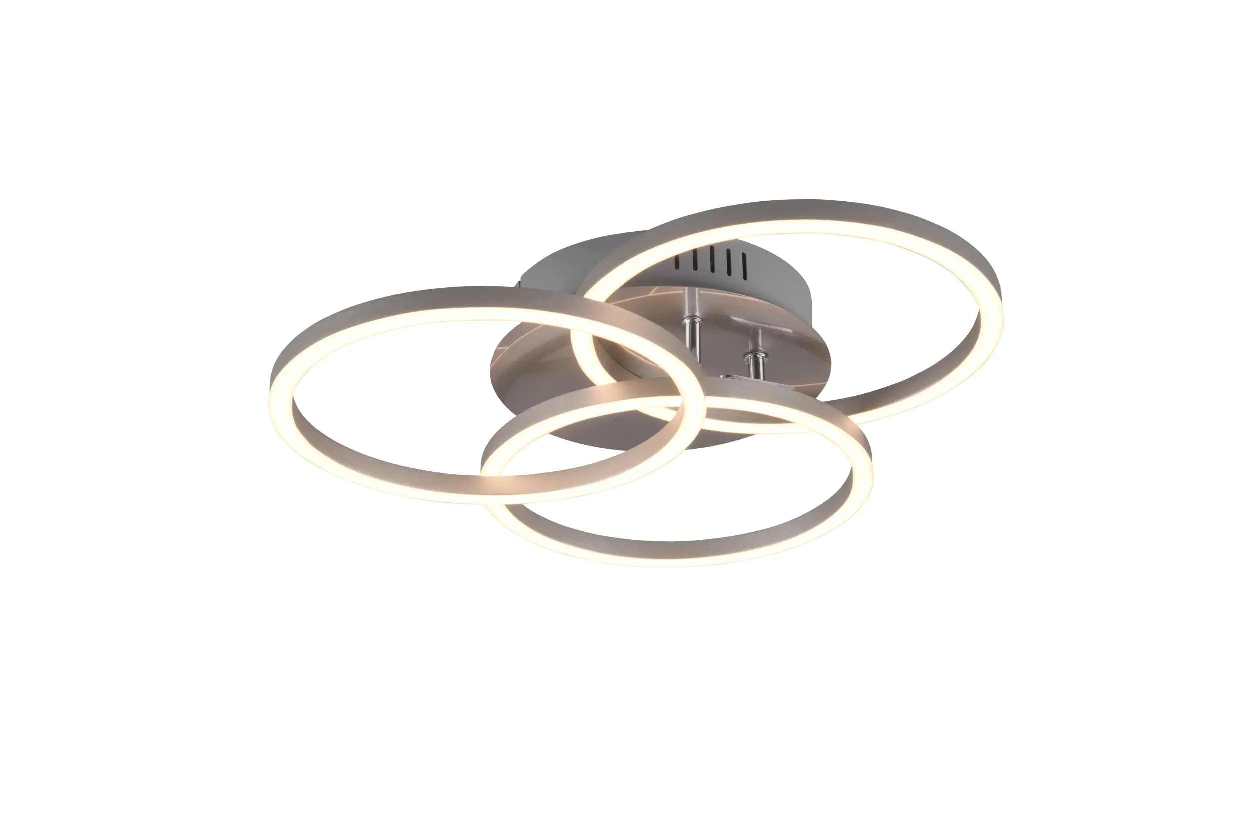 Reality LED Deckenleuchte Circle nickel matt Fernbedienung