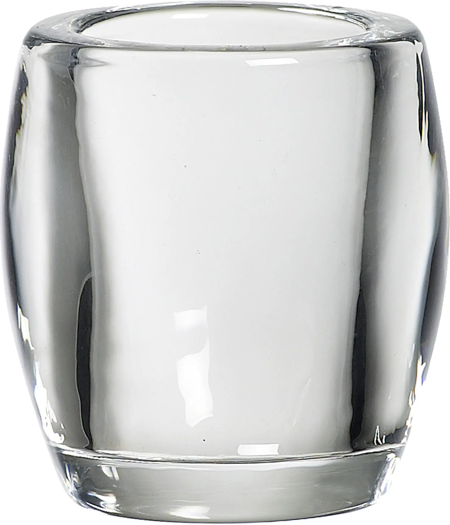 Bolsius Glas für Teelichter klar Höhe 7,7 cm, Ø 7,2 cm