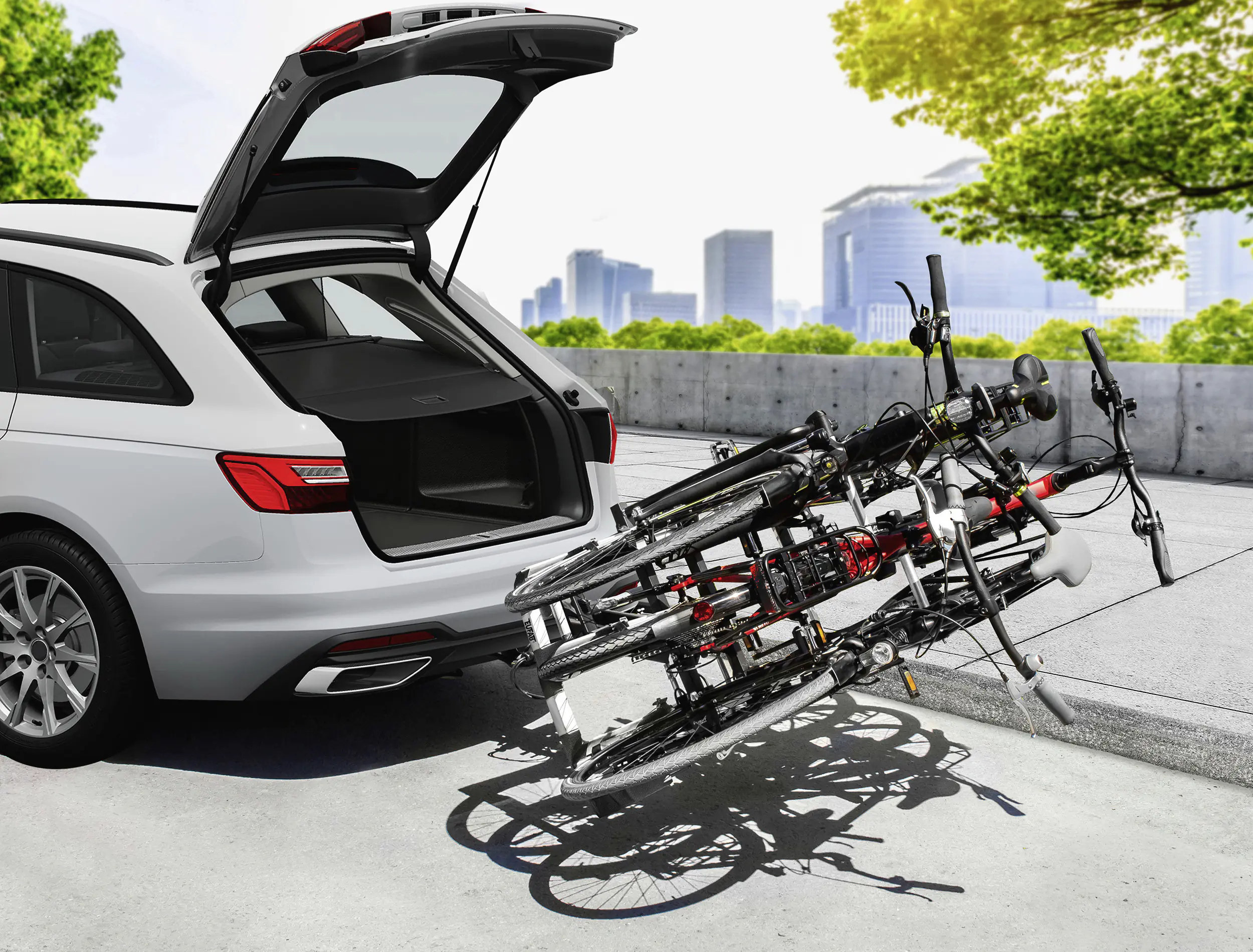 EUFAB Fahrradträger ProBC3 für 3 Fahrräder komplett vormontiert