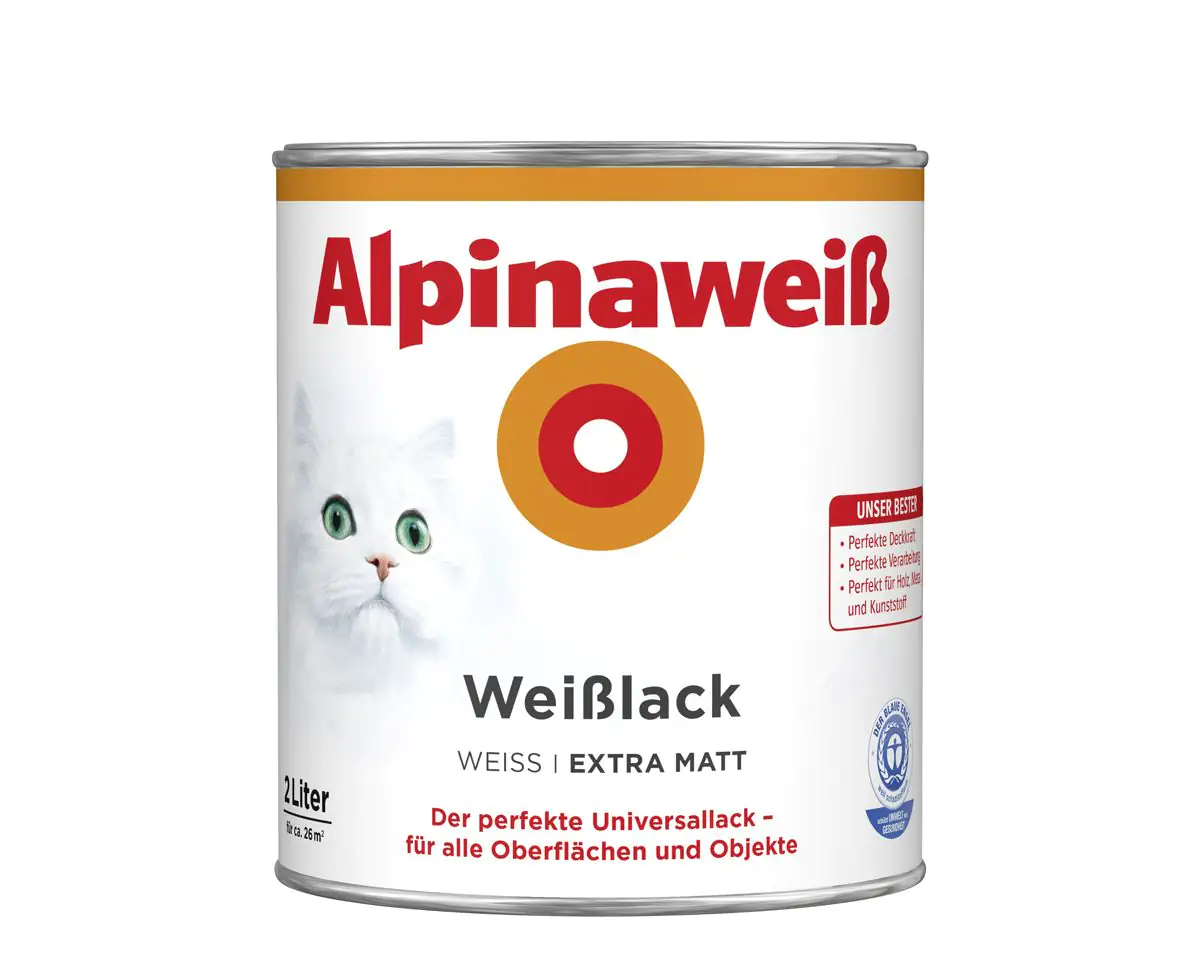 Alpinaweiß Weißlack 2 L extra matt