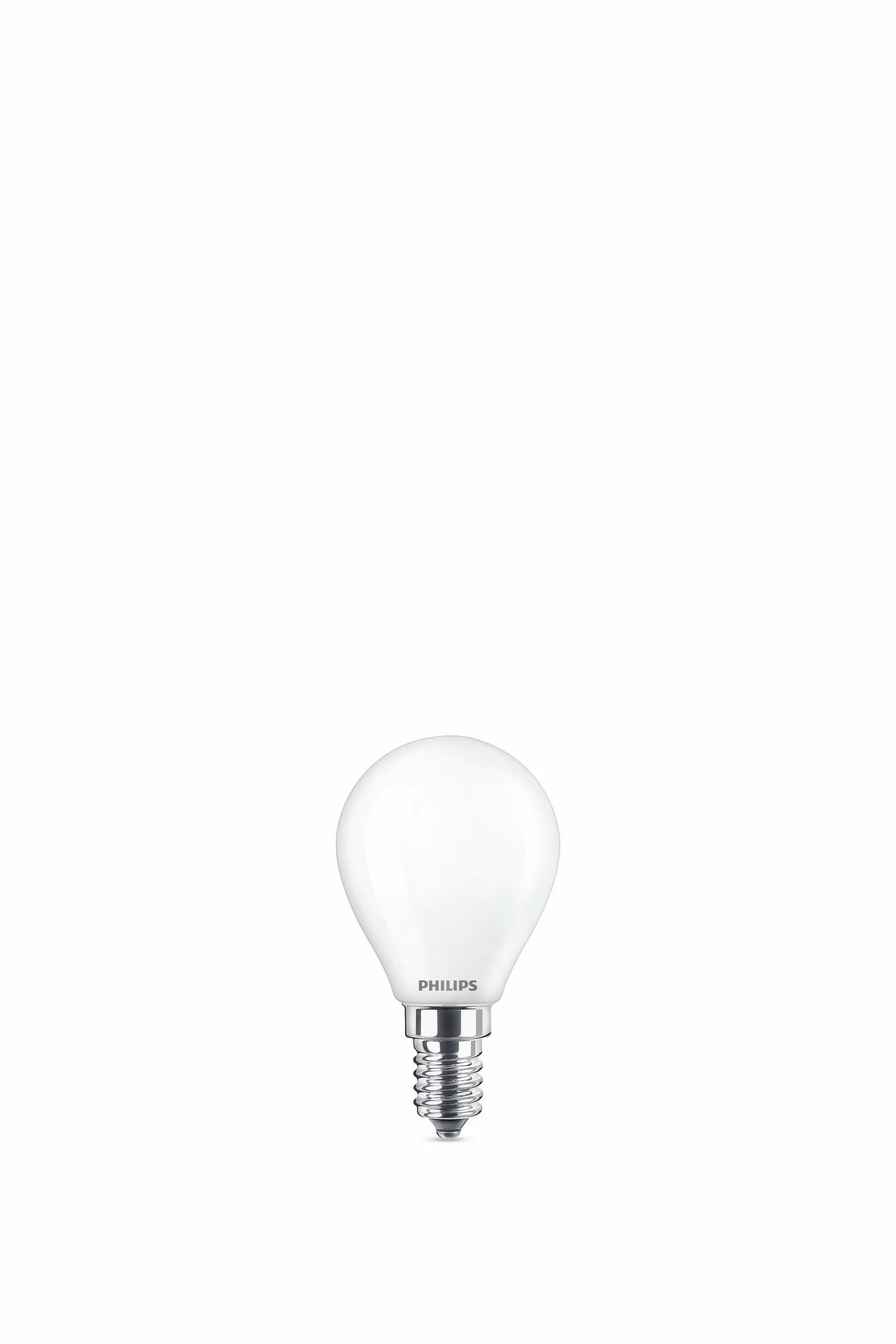 Philips LED-Leuchtmittel Filament Tropfenform P45 E14 6,5W warmweiß matt