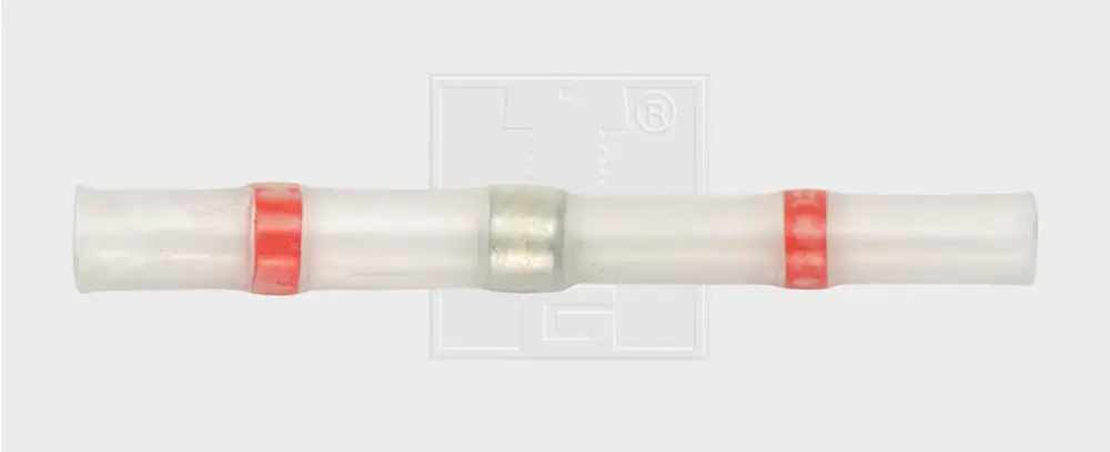 SWG Lötstoßverbinder rot 2,7mm mit thermoplastischem Ring