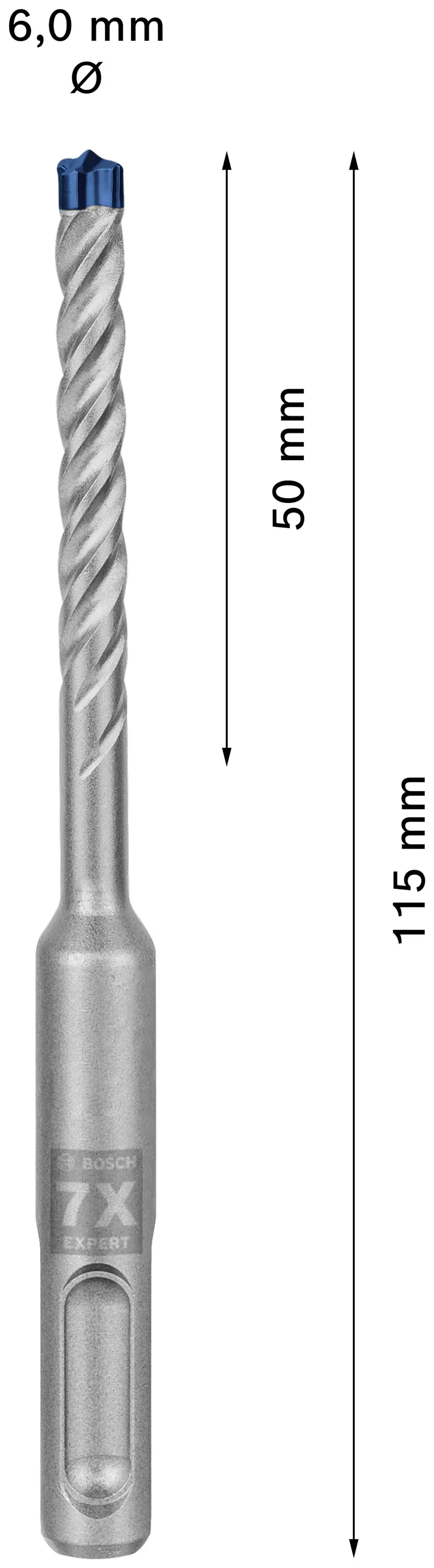 Bosch Expert SDS plus-7X  Hammerbohrer Ø 6 mm