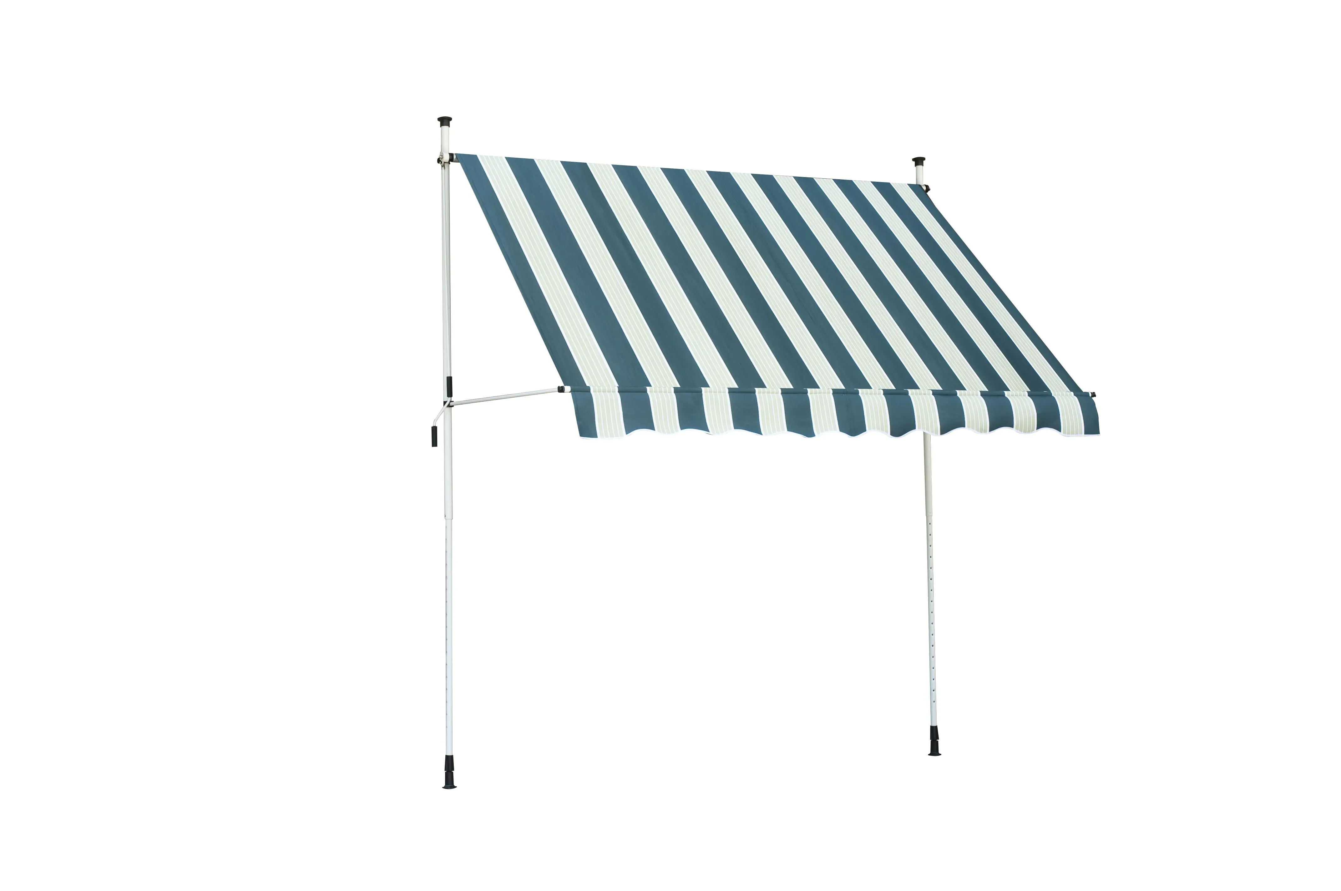 TrendLine Balkon-Markise 3 x 1,3 m grün-weiß gestreift