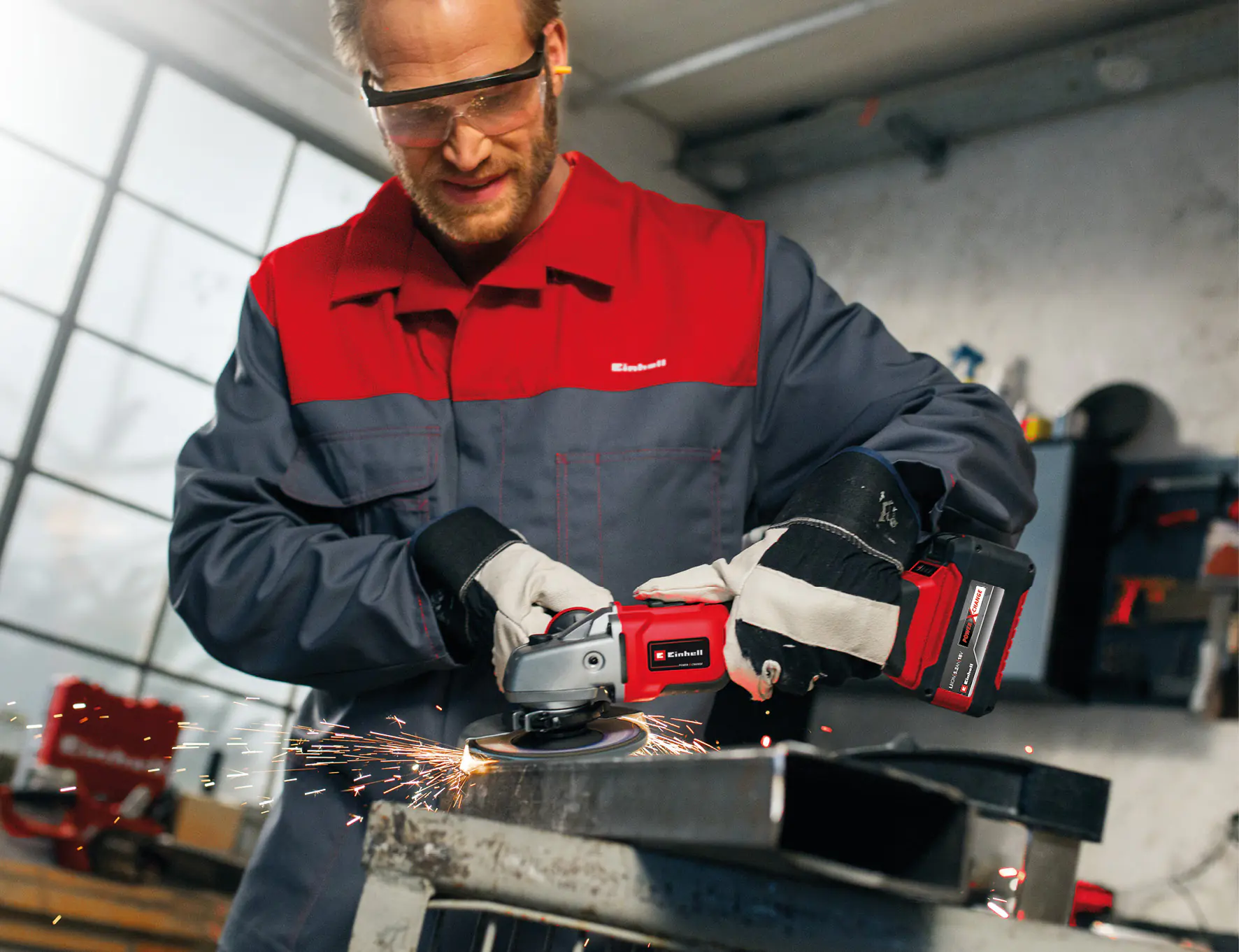 Einhell Akku-Winkelschleifer TC-AG 18/8500 Li Solo 18 V