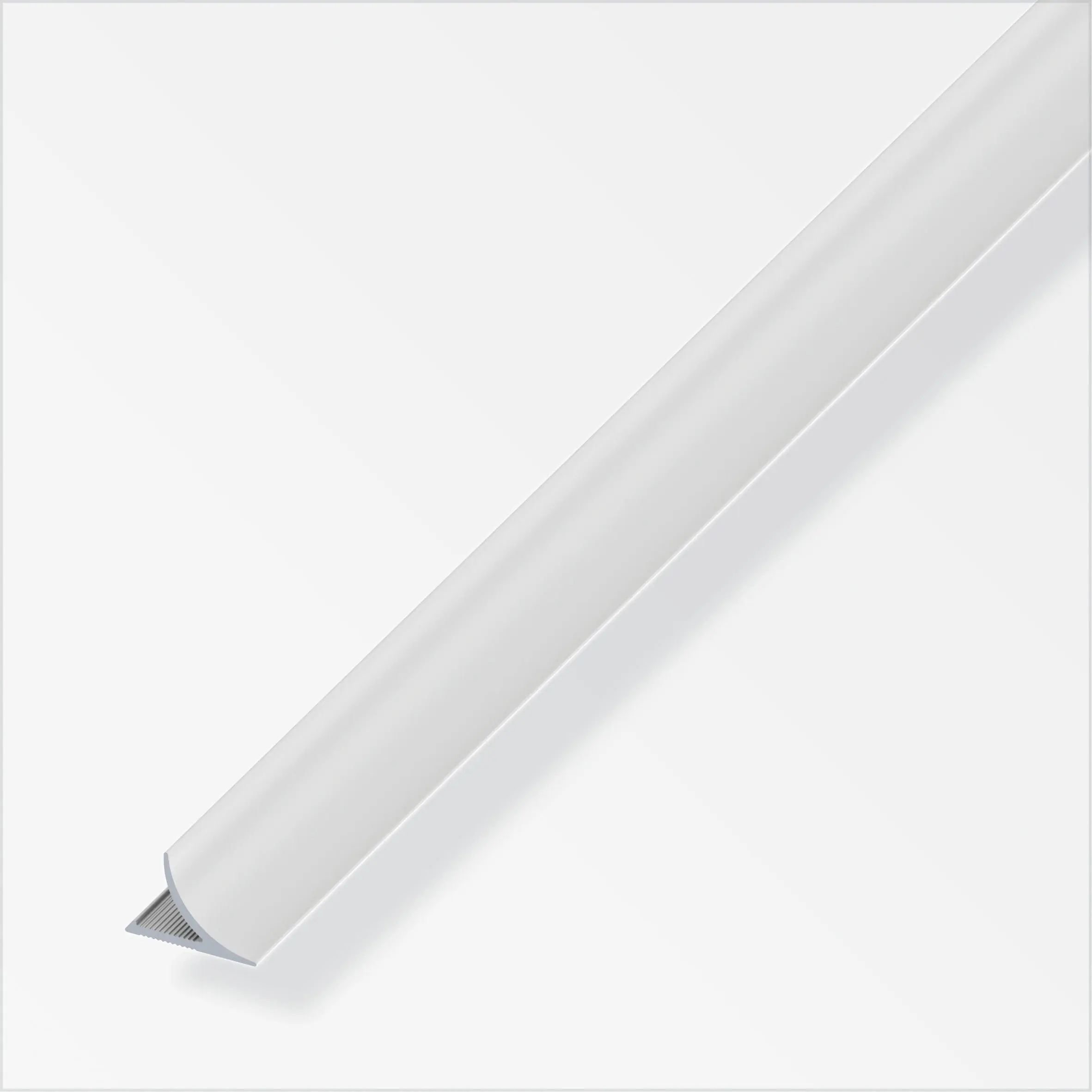 alfer Randfugeabdeckprofil 2.5 m, 8 x 13 mm Aluminium eloxiert silber