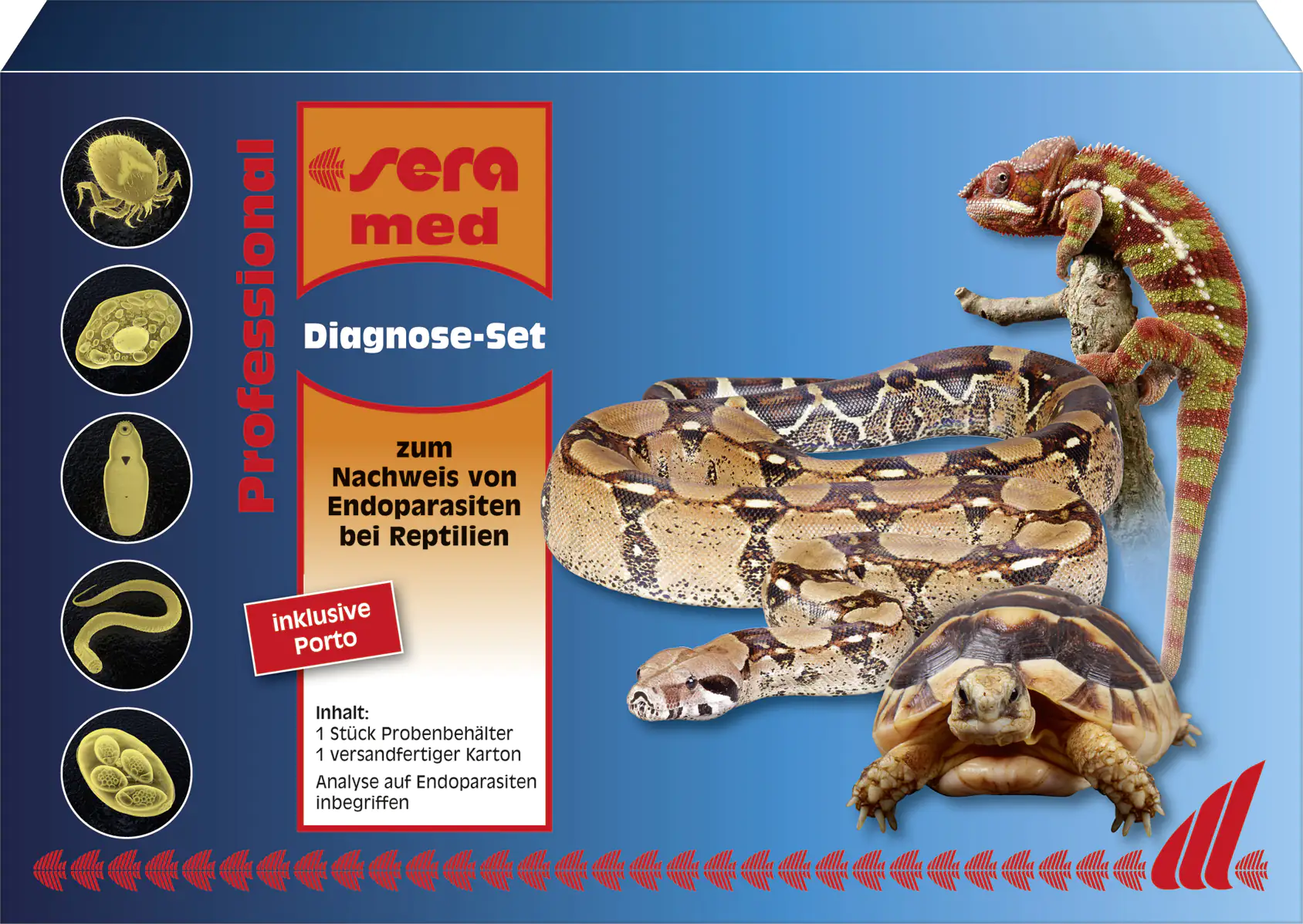 Sera med Professional Diagnose-Set für Reptilien 1 Stück