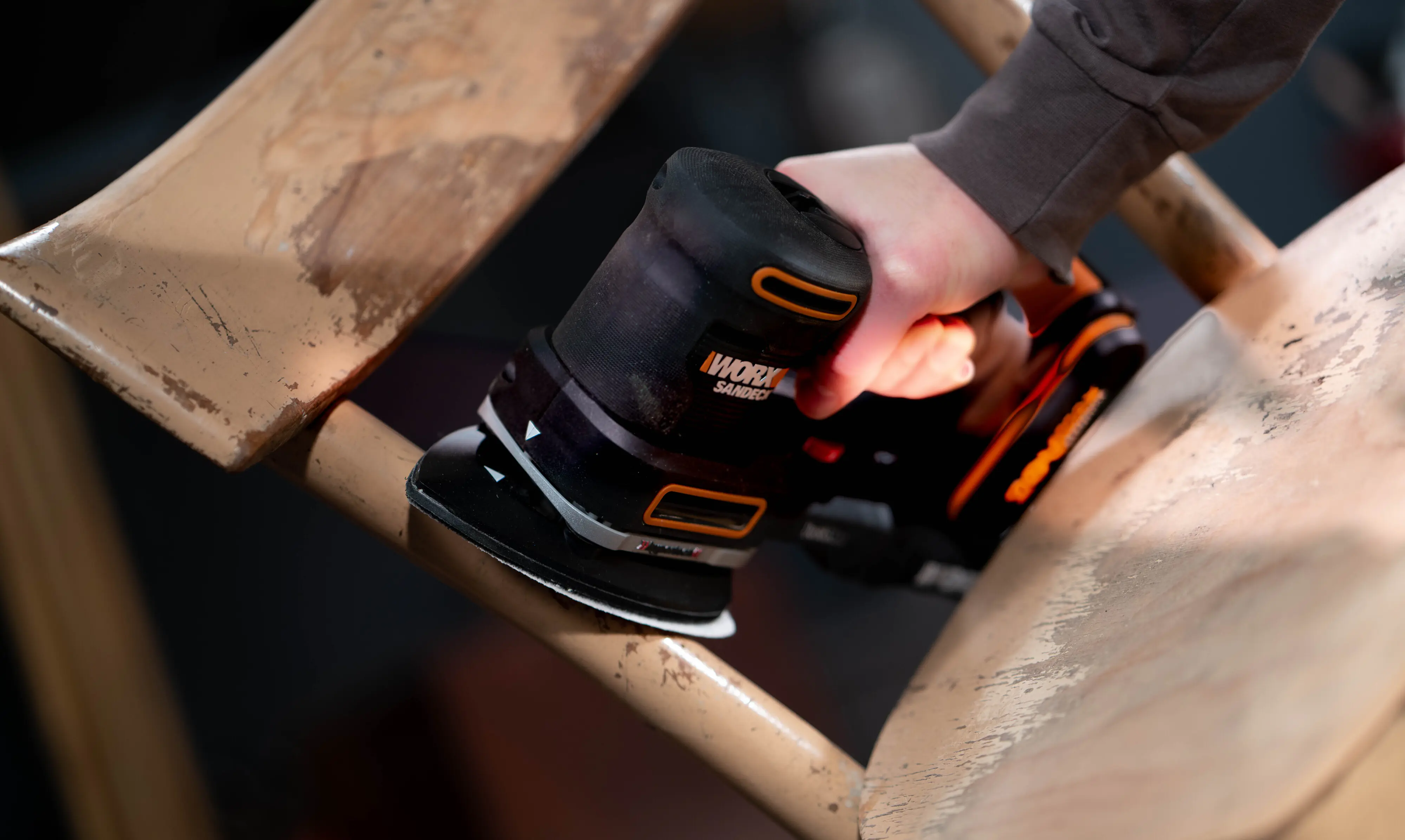 Worx Akku-Multischleifer Sonicrafter WX820 20 V inkl. Akku 2 Ah & Ladegerät