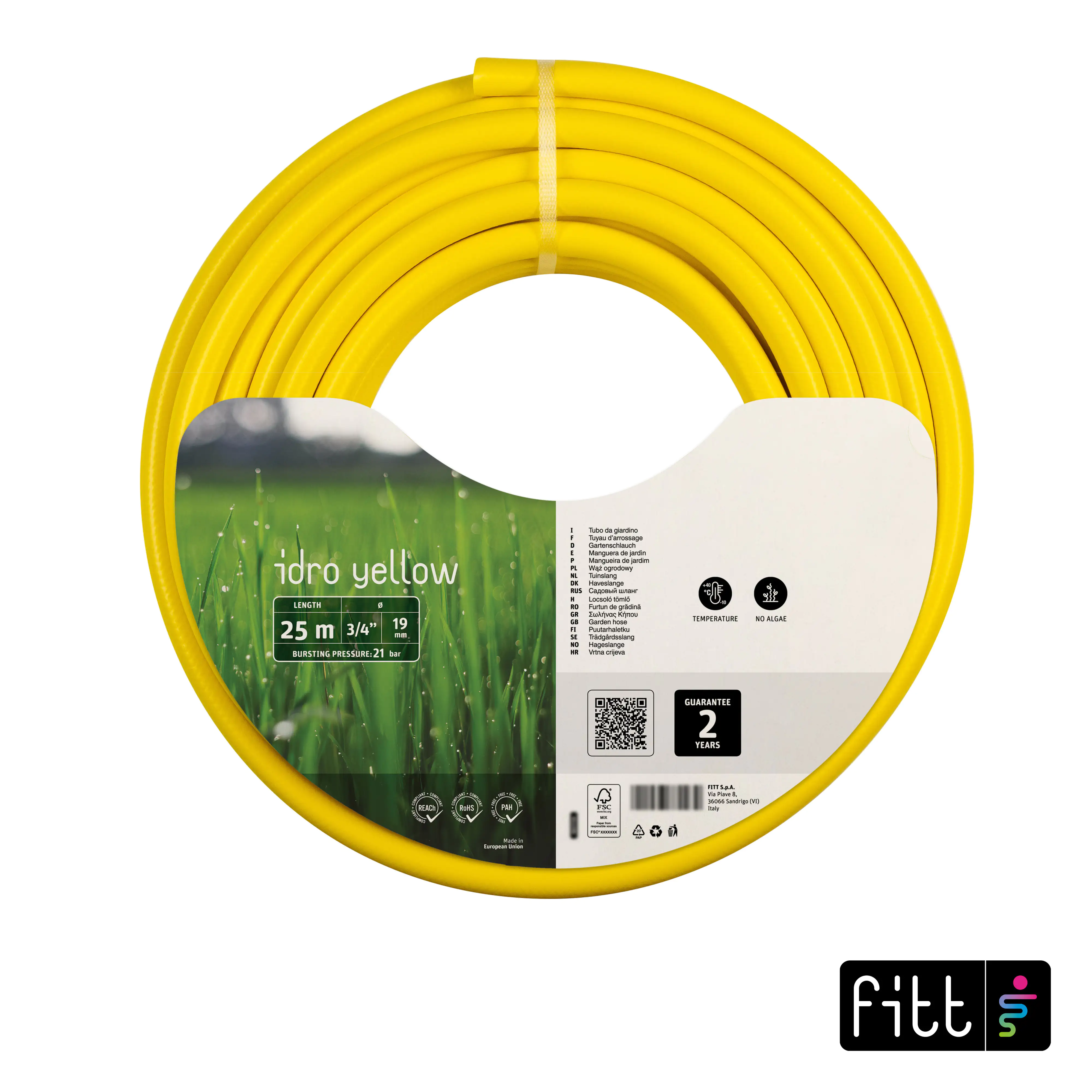 Fitt Gartenschlauch Idro Yellow 3/4" 25 m 